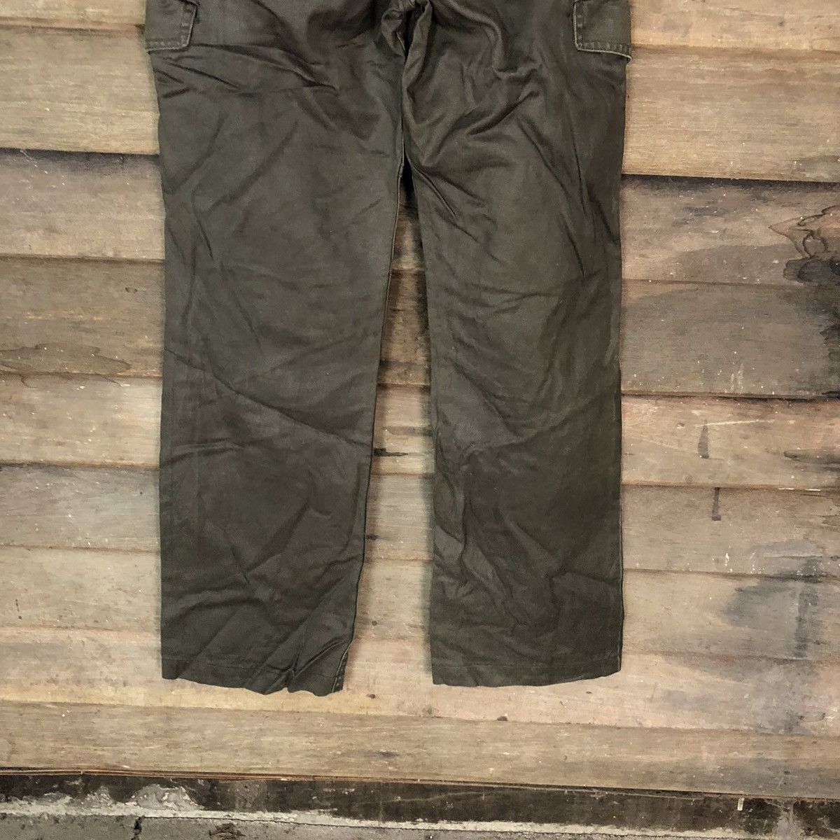 Japanese Brand Se Hing Craks Green Cargo Multipocket Pants #3452 Size US 30 / EU 46 - 13 Thumbnail