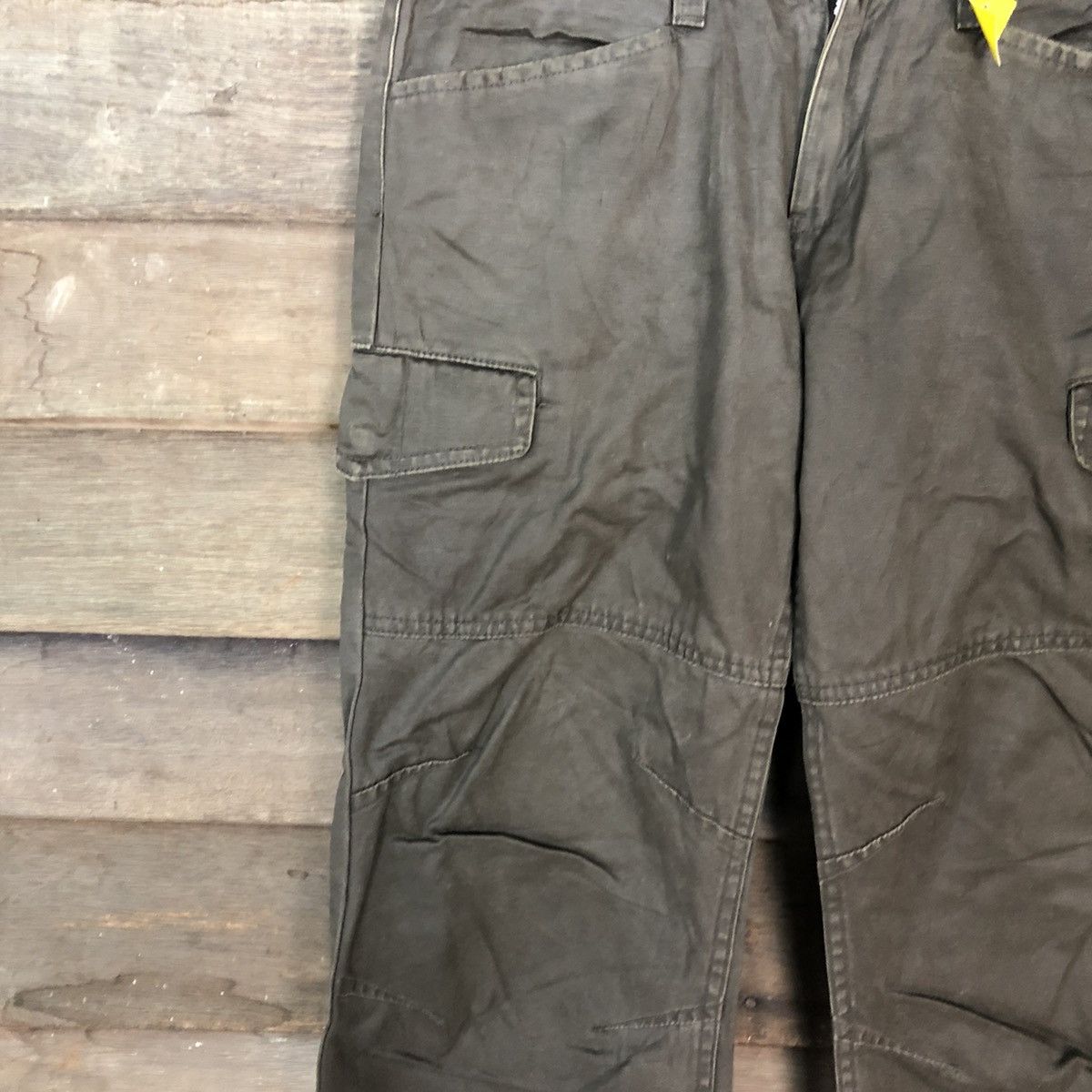 Japanese Brand Se Hing Craks Green Cargo Multipocket Pants #3452 Size US 30 / EU 46 - 6 Thumbnail