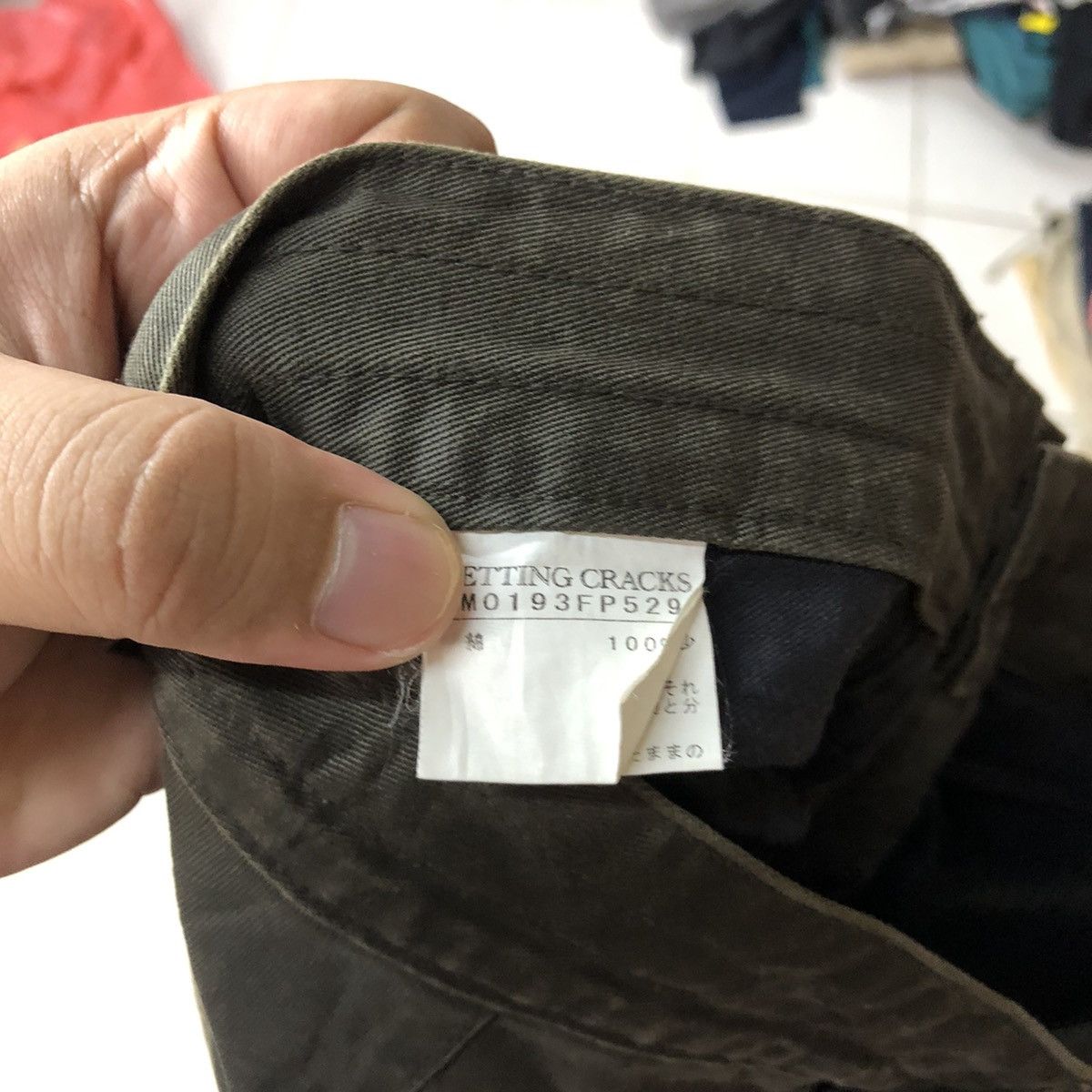 Japanese Brand Se Hing Craks Green Cargo Multipocket Pants #3452 Size US 30 / EU 46 - 16 Thumbnail