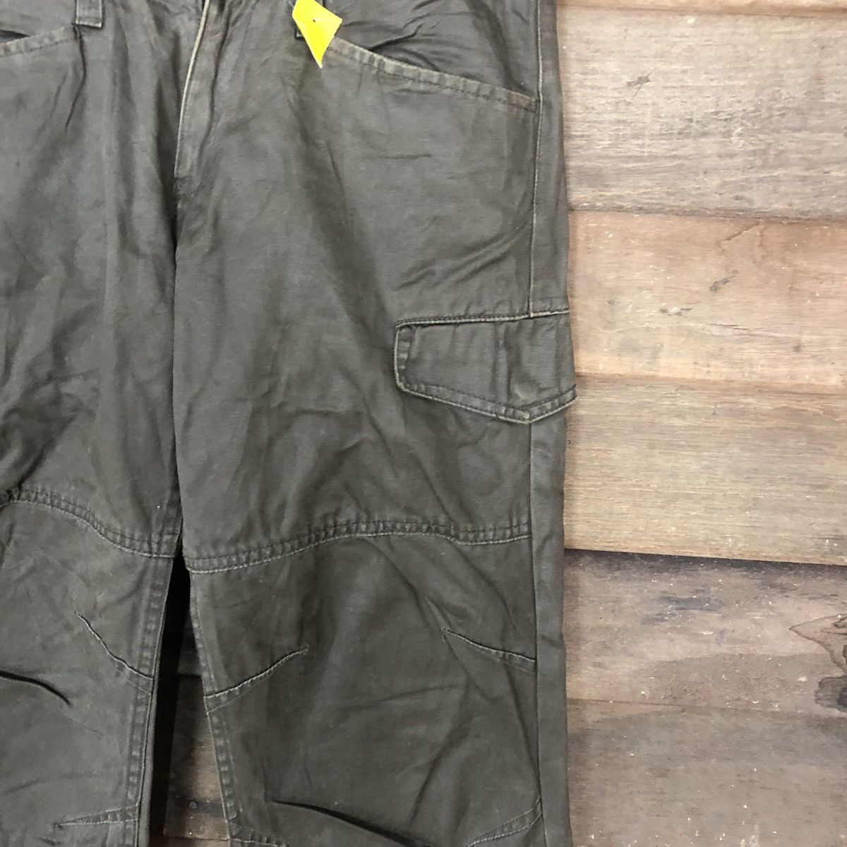 Japanese Brand Se Hing Craks Green Cargo Multipocket Pants #3452 Size US 30 / EU 46 - 7 Thumbnail