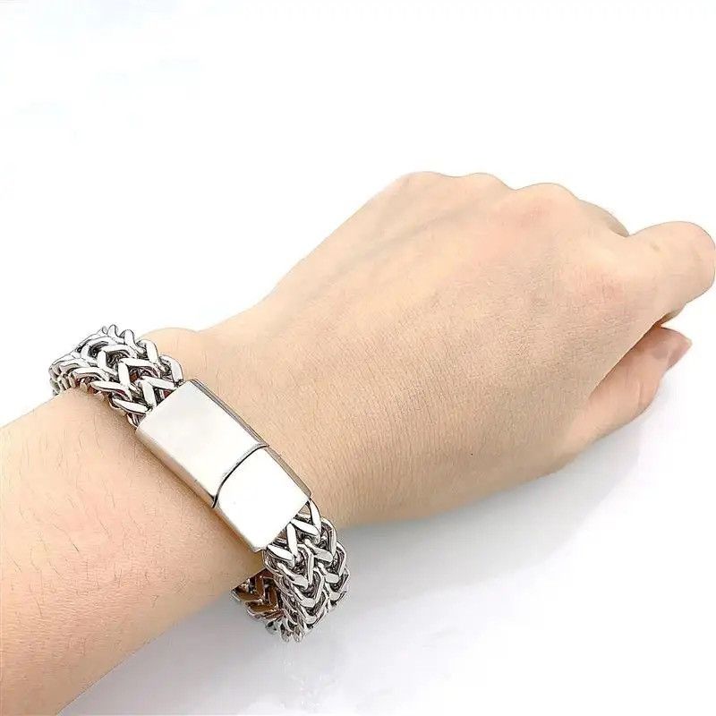 Jewelry Curb Cuban Link Chain Bracelets Size ONE SIZE - 4 Thumbnail