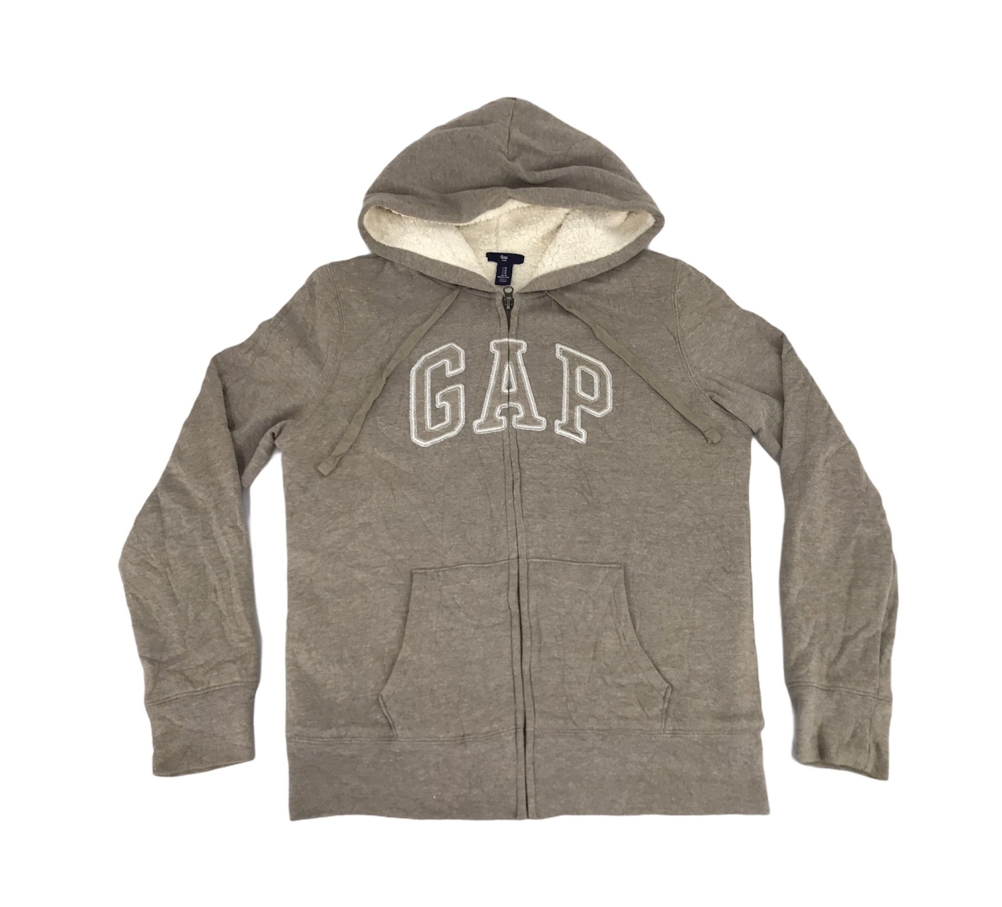 Gap Gap Hoodie Sweatshirt Jacket Front Pocket Sherpa Size US M / EU 48-50 / 2 - 1 Thumbnail