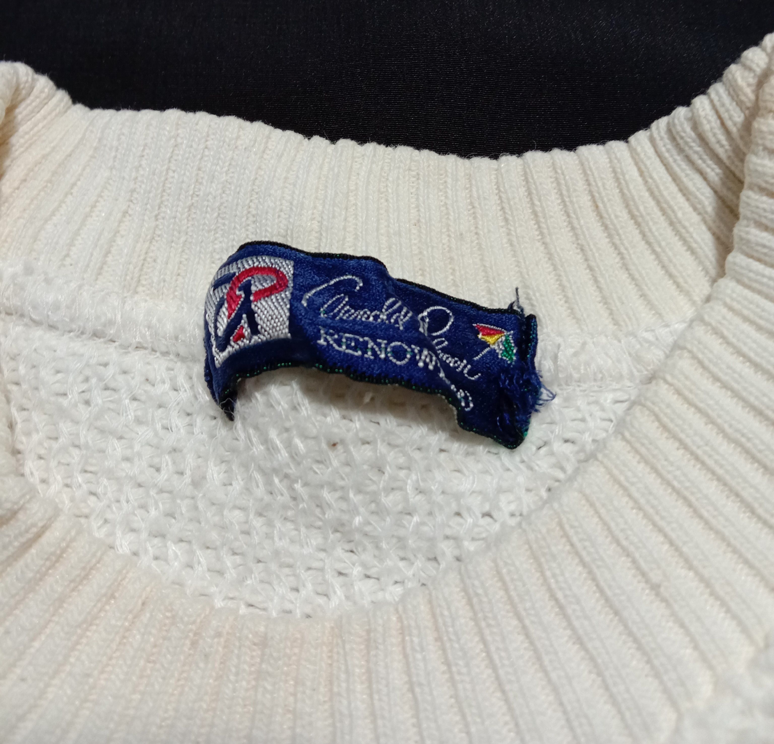 RENOWN Arnold Palmer Renown White Wool Sweatshirt Size S / US 4 / IT 40 - 3 Thumbnail