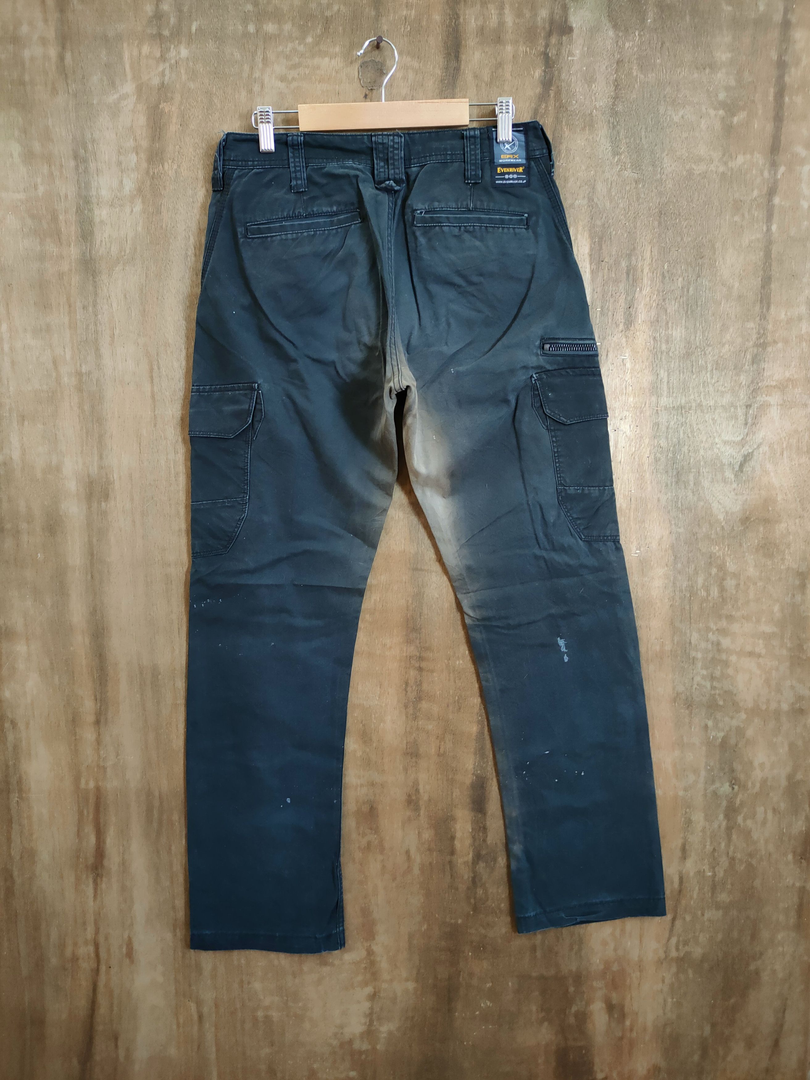 Faded Glory DLL Evenriver thrashed faded distressed cargo pants #46-361 Size US 30 / EU 46 - 6 Thumbnail