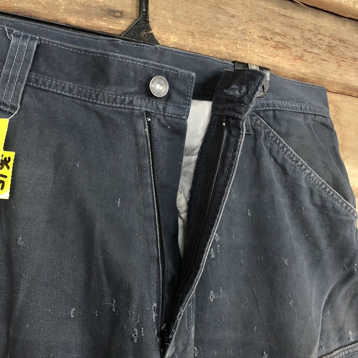 Japanese Brand Japan Blue Multipocket distressed dirty Cargo Pants #3615 Size US 34 / EU 50 - 9 Thumbnail
