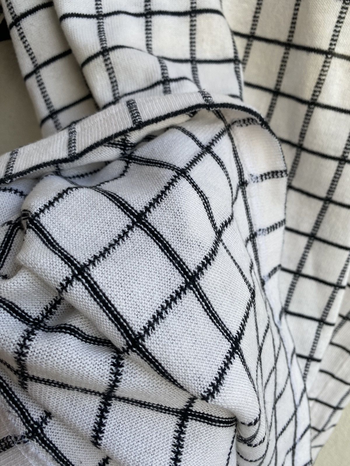 Yves Saint Laurent Knitted YSL Polo Summer Soft White/Black YSL Shirt YSL Tee Size US L / EU 52-54 / 3 - 18 Thumbnail