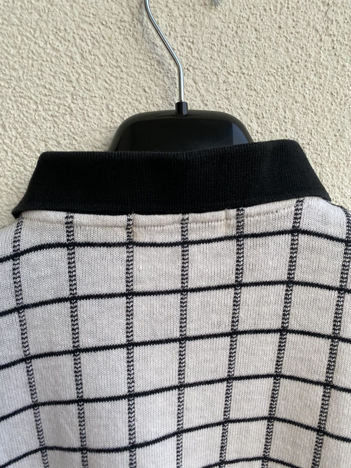 Yves Saint Laurent Knitted YSL Polo Summer Soft White/Black YSL Shirt YSL Tee Size US L / EU 52-54 / 3 - 17 Thumbnail