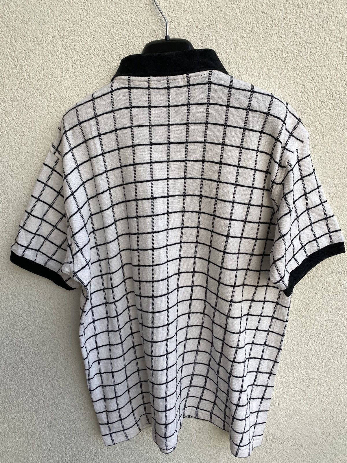 Yves Saint Laurent Knitted YSL Polo Summer Soft White/Black YSL Shirt YSL Tee Size US L / EU 52-54 / 3 - 6 Thumbnail