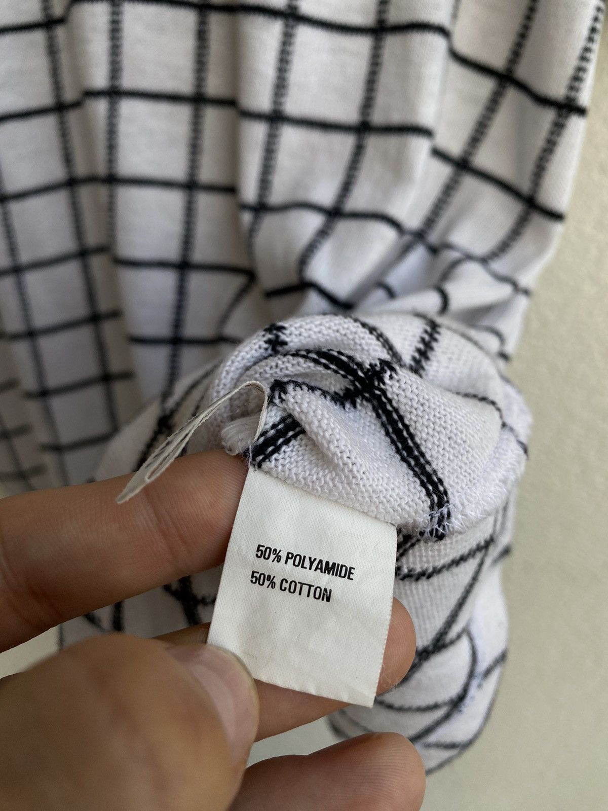 Yves Saint Laurent Knitted YSL Polo Summer Soft White/Black YSL Shirt YSL Tee Size US L / EU 52-54 / 3 - 8 Thumbnail