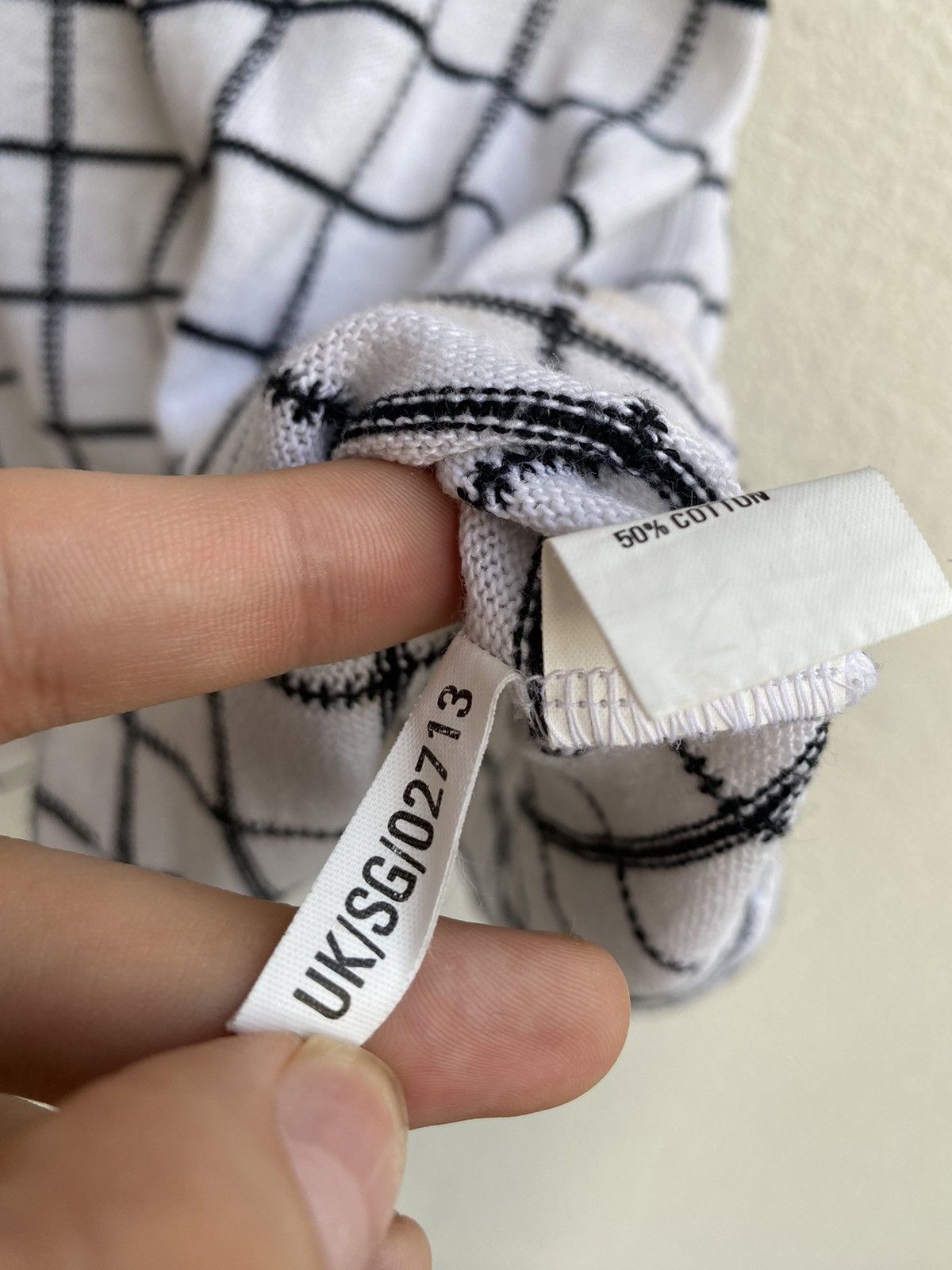 Yves Saint Laurent Knitted YSL Polo Summer Soft White/Black YSL Shirt YSL Tee Size US L / EU 52-54 / 3 - 10 Thumbnail