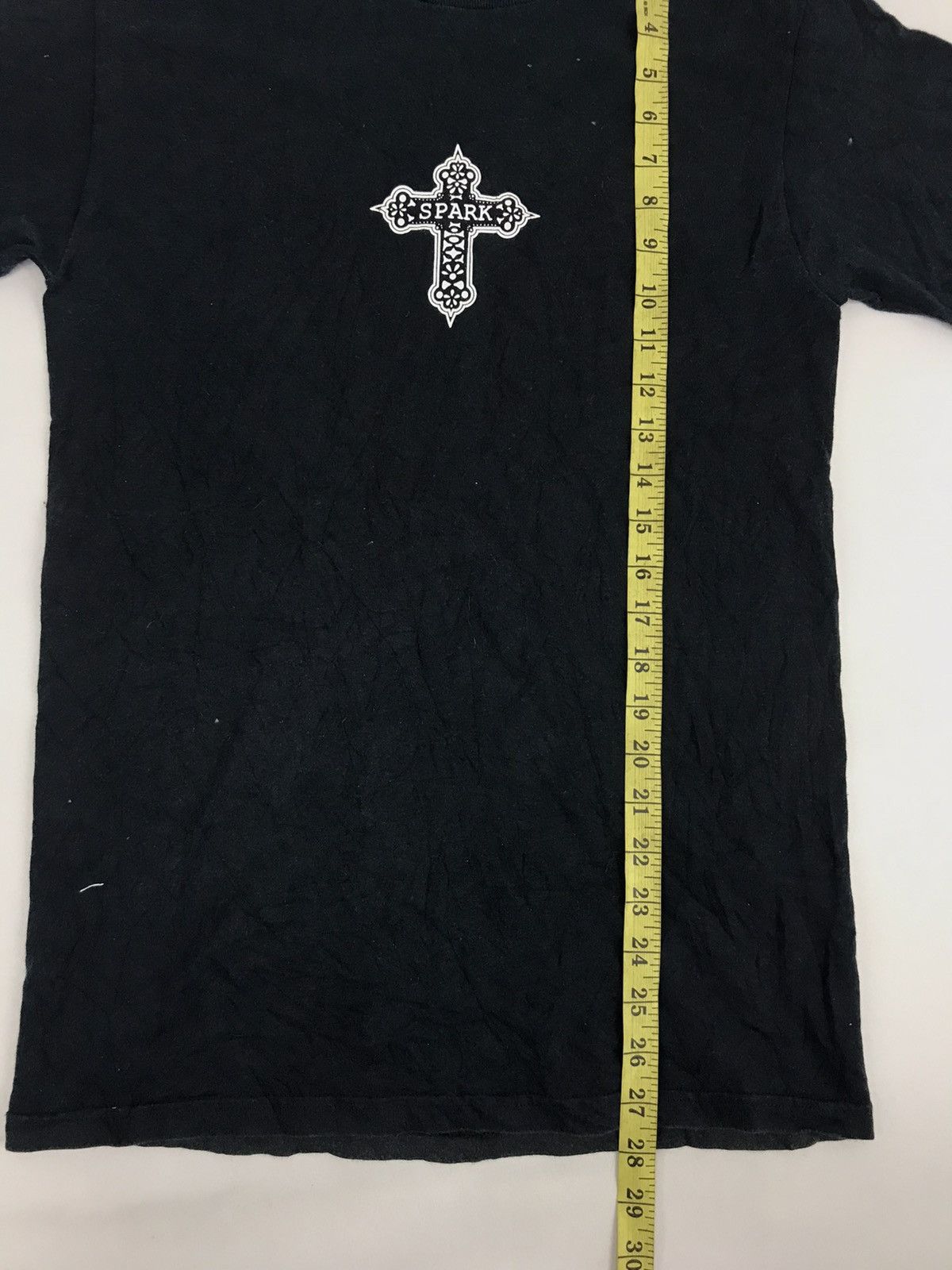 Vintage Rare Spark USA Big cross Logo Spell Out Skate Tee Size US S / EU 44-46 / 1 - 5 Thumbnail
