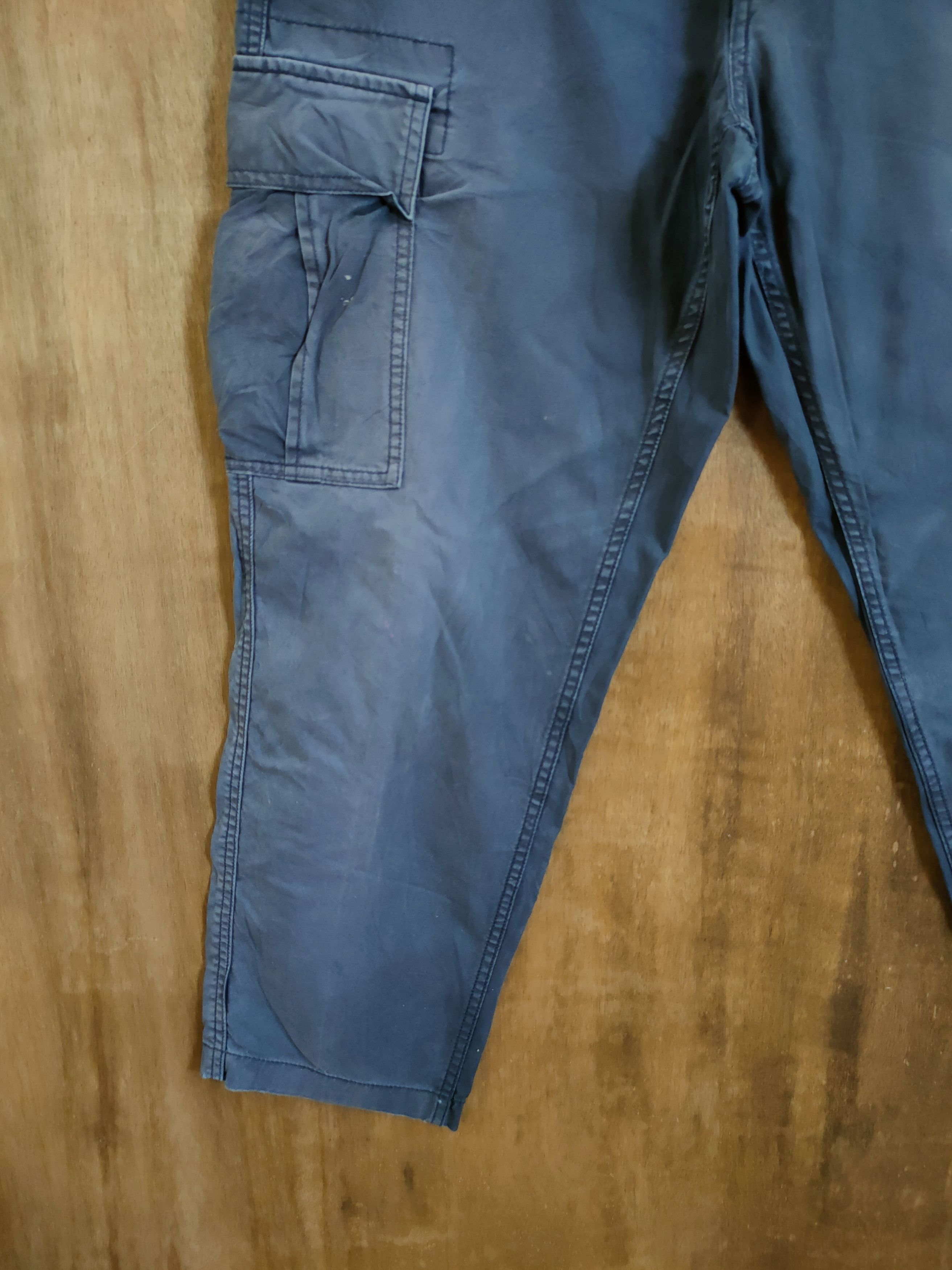 Japanese Brand DLL Uniqlo Faded multipocket tactical cargo pants #46-373 Size US 30 / EU 46 - 3 Thumbnail