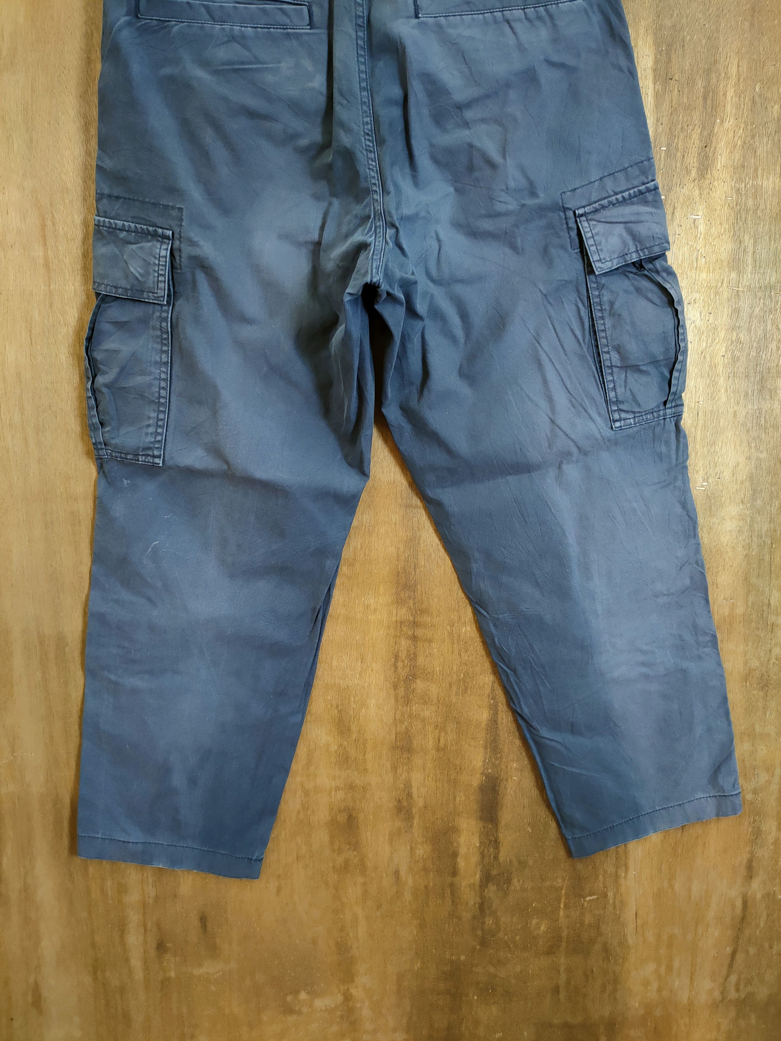 Japanese Brand DLL Uniqlo Faded multipocket tactical cargo pants #46-373 Size US 30 / EU 46 - 7 Thumbnail