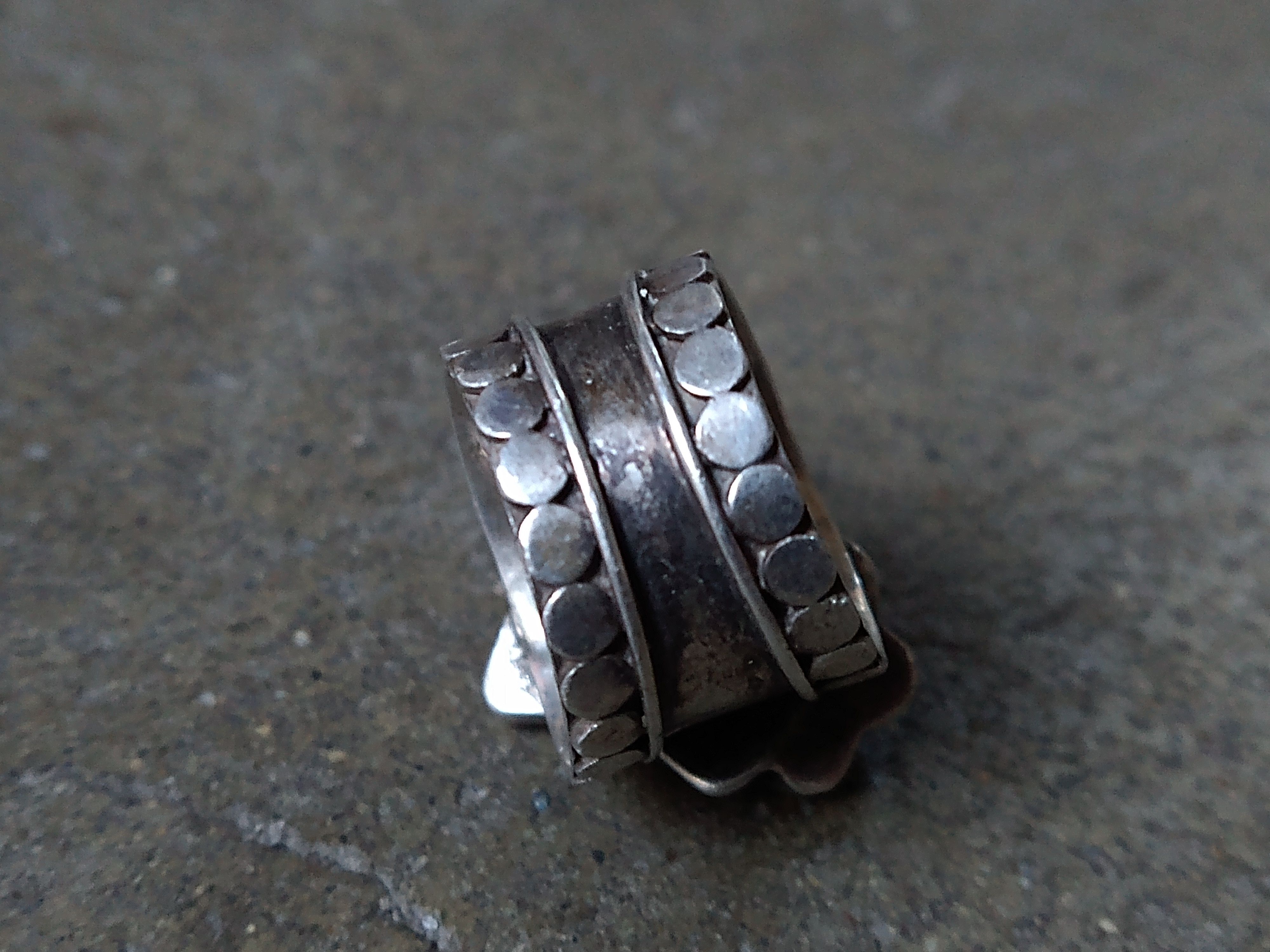 Jewelry Vintage Sterling Silver Ring Shell Star Size 6.5 8.7g Size ONE SIZE - 8 Thumbnail