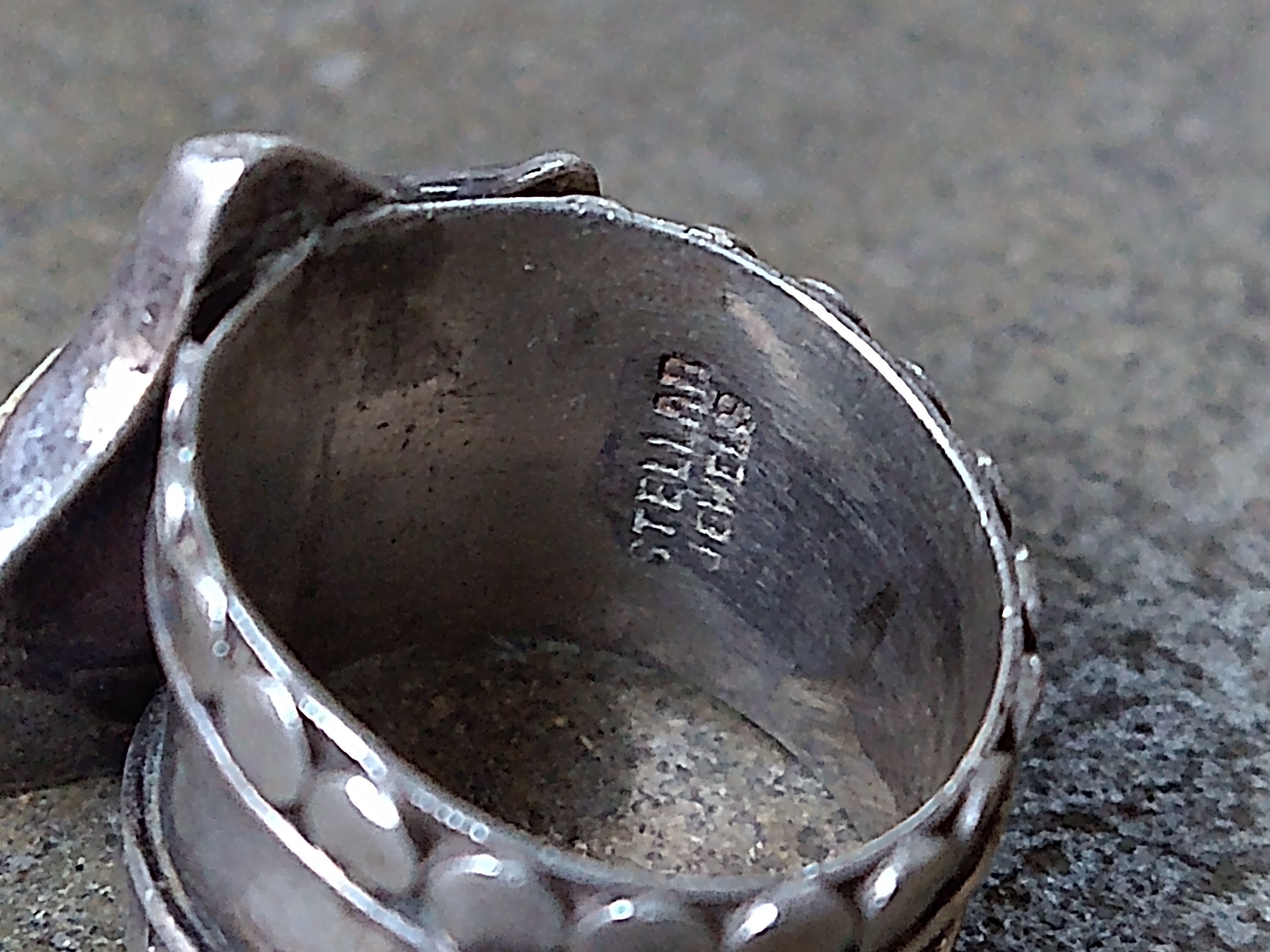 Jewelry Vintage Sterling Silver Ring Shell Star Size 6.5 8.7g Size ONE SIZE - 10 Thumbnail