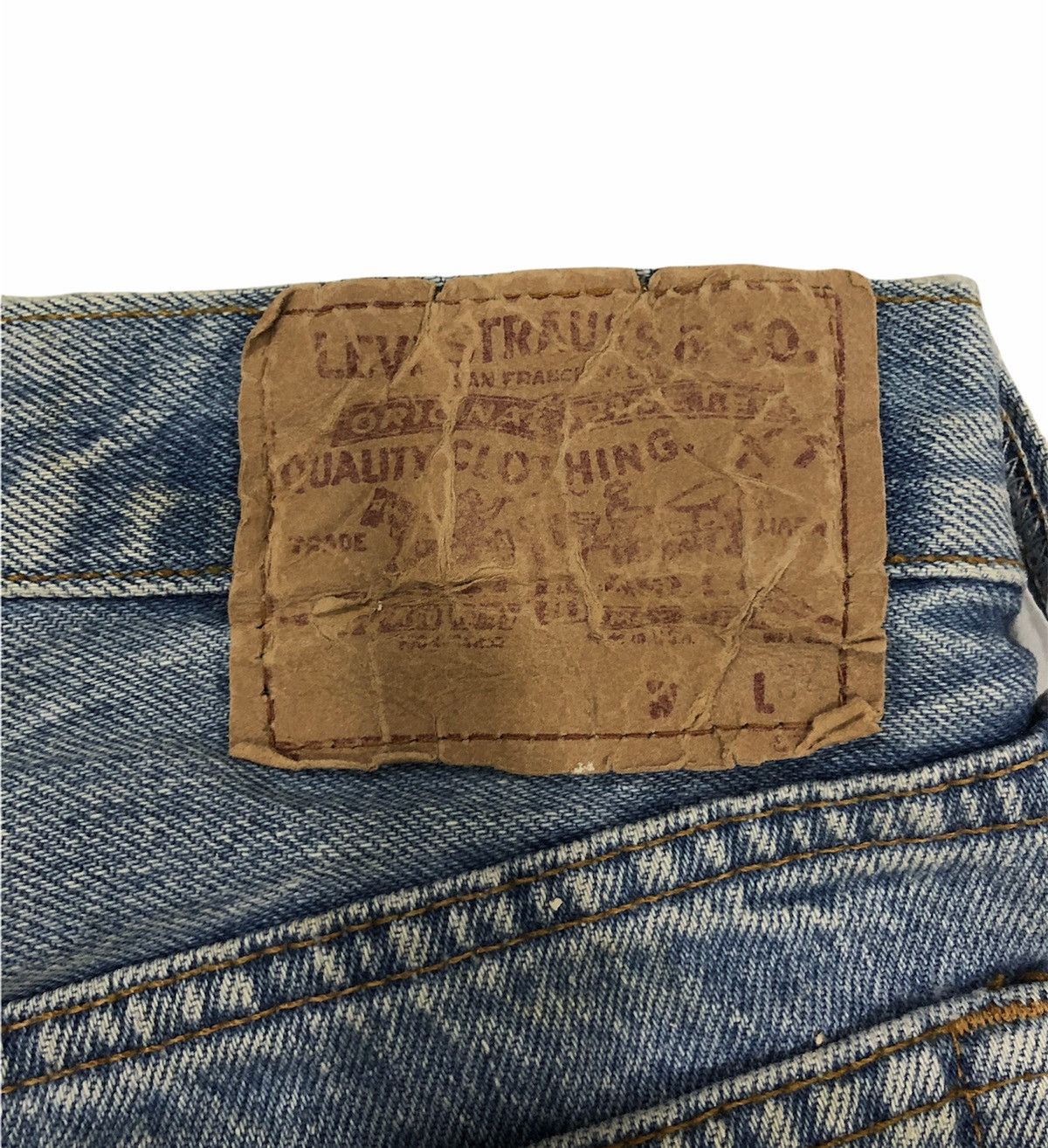 Levi's Vintage Clothing × Vintage Jeans Levis 501 Vintage Distressed Denim Size US 30 / EU 46 - 10 Thumbnail