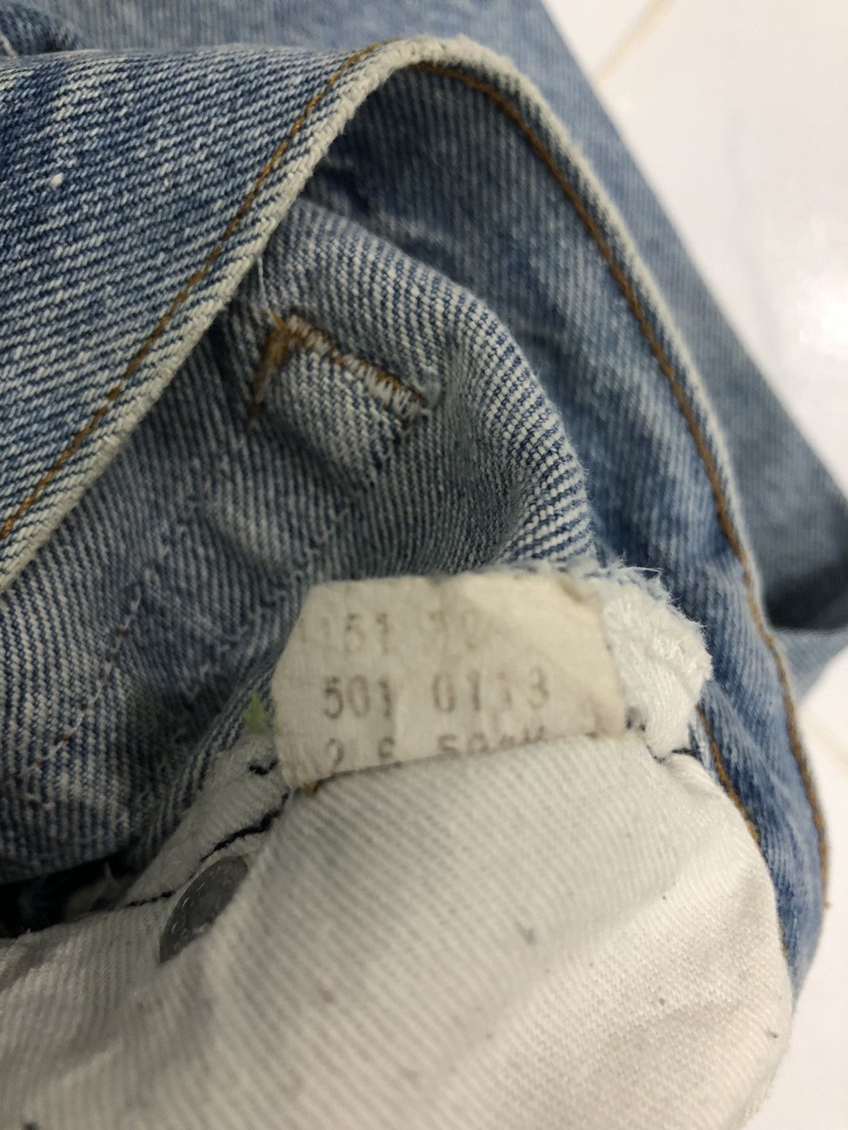 Levi's Vintage Clothing × Vintage Jeans Levis 501 Vintage Distressed Denim Size US 30 / EU 46 - 12 Thumbnail