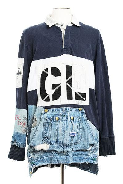 Greg Lauren GREG LAUREN Rugby Polo Prep 50/50 Shirt Jacket Size US L / EU 52-54 / 3 - 5 Thumbnail