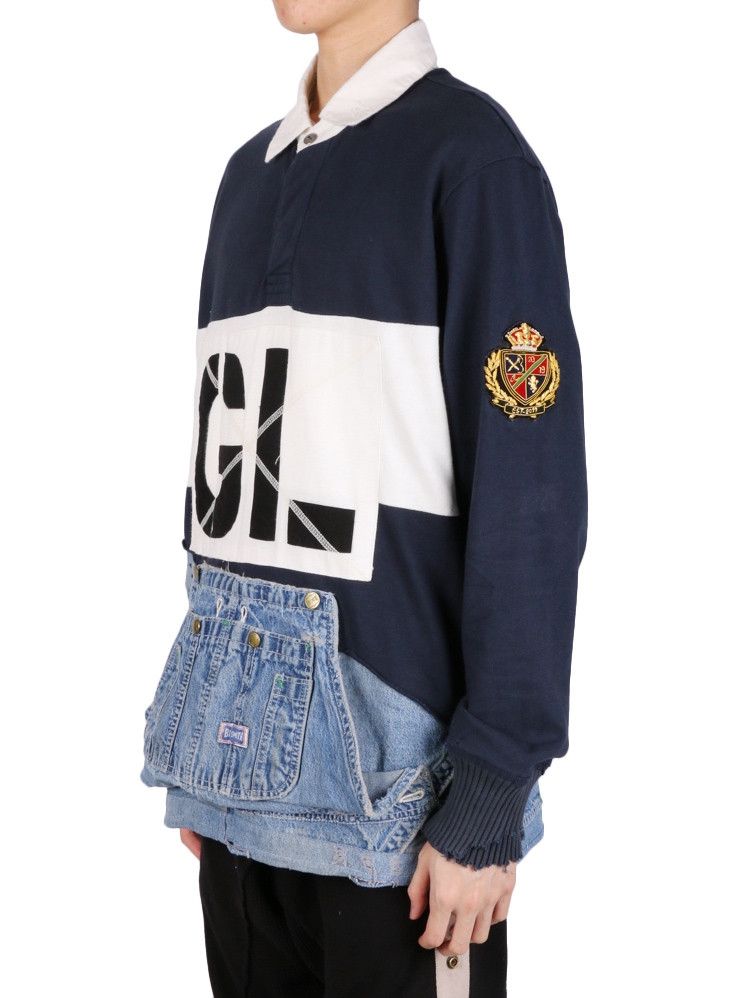 Greg Lauren GREG LAUREN Rugby Polo Prep 50/50 Shirt Jacket Size US L / EU 52-54 / 3 - 8 Thumbnail