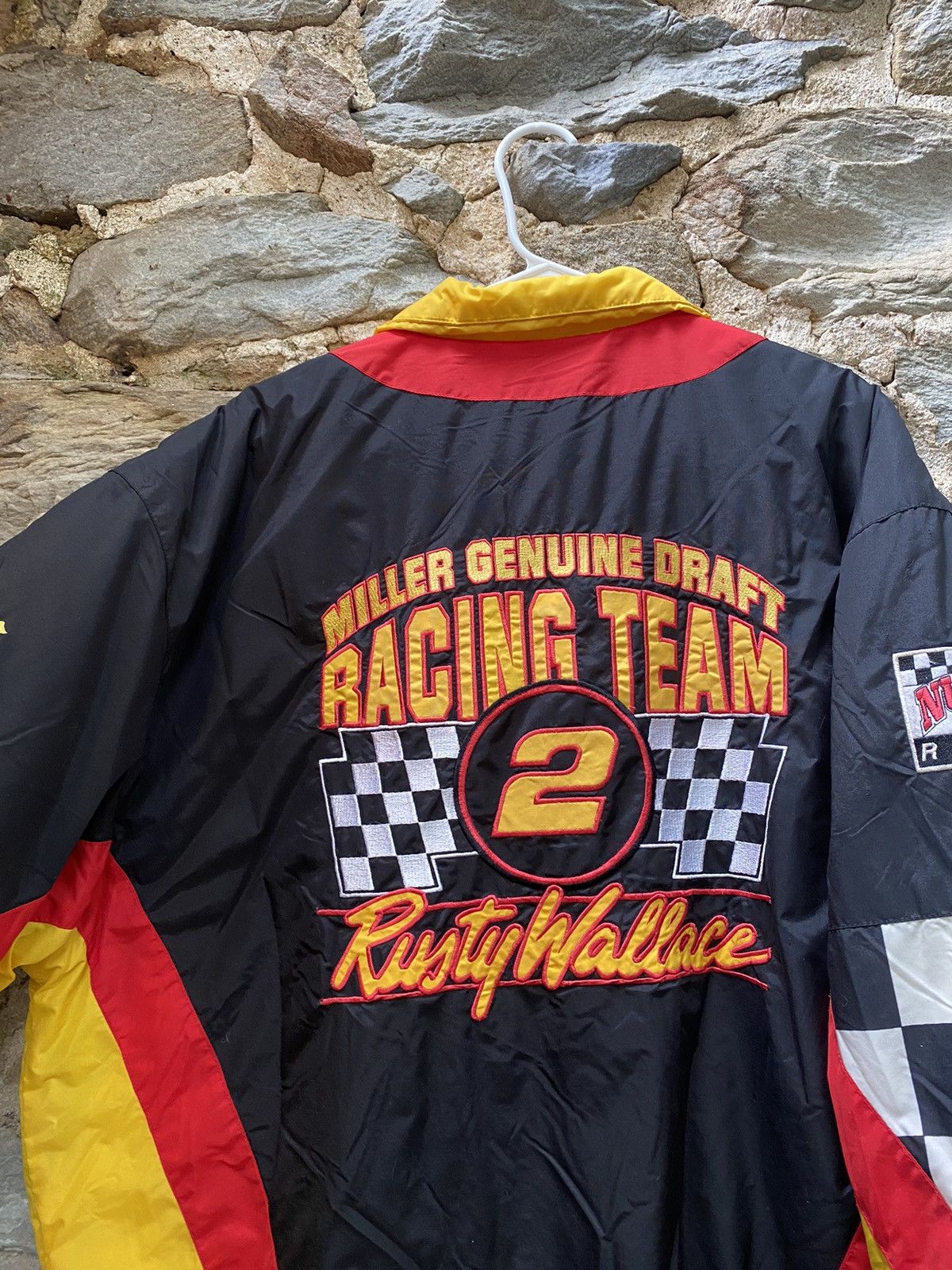 NASCAR × Vintage 90’s Rusty Wallace Miller Nutmeg Ford Racing Puffy Jacket Size US L / EU 52-54 / 3 - 10 Thumbnail