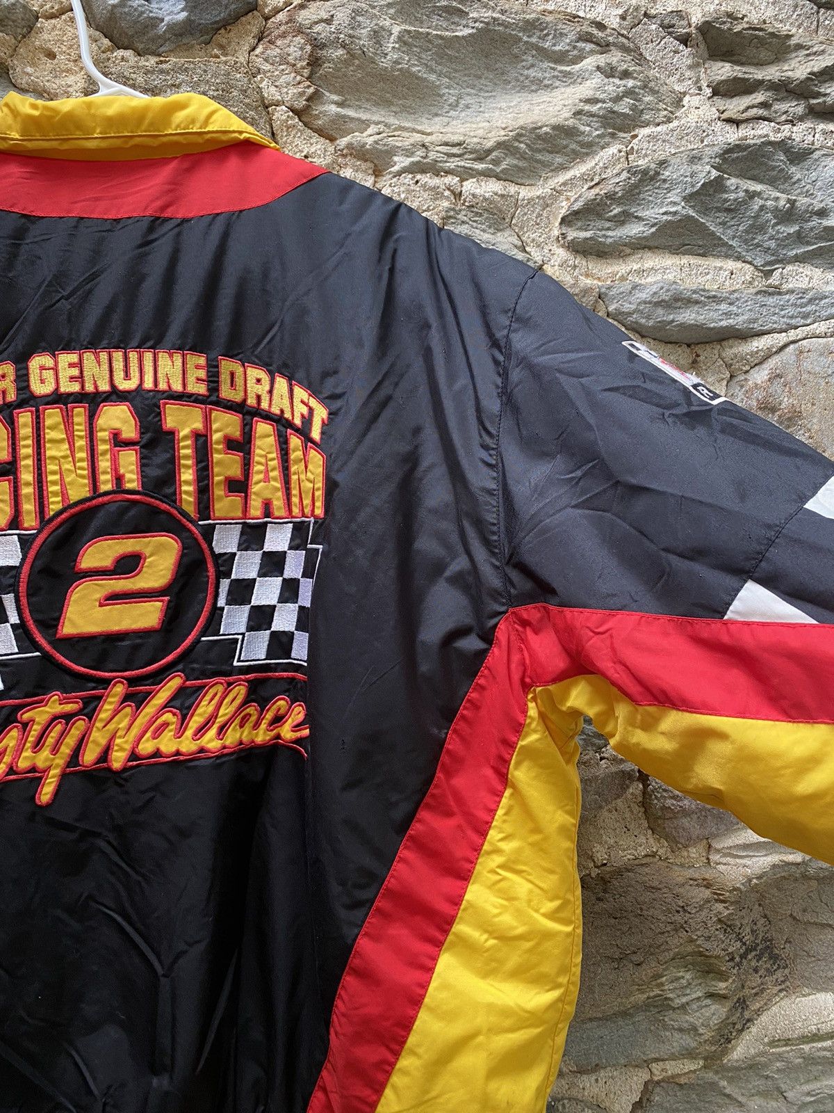 NASCAR × Vintage 90’s Rusty Wallace Miller Nutmeg Ford Racing Puffy Jacket Size US L / EU 52-54 / 3 - 11 Thumbnail
