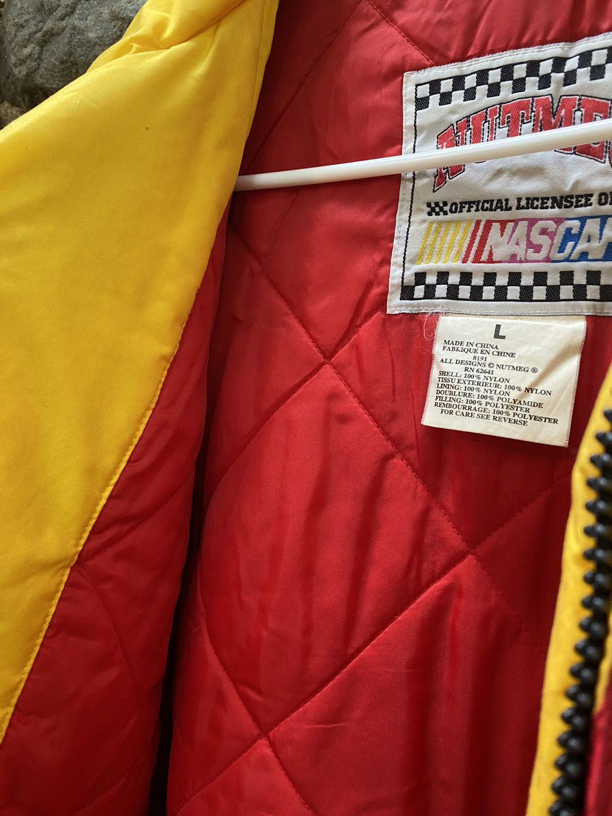 NASCAR × Vintage 90’s Rusty Wallace Miller Nutmeg Ford Racing Puffy Jacket Size US L / EU 52-54 / 3 - 8 Thumbnail