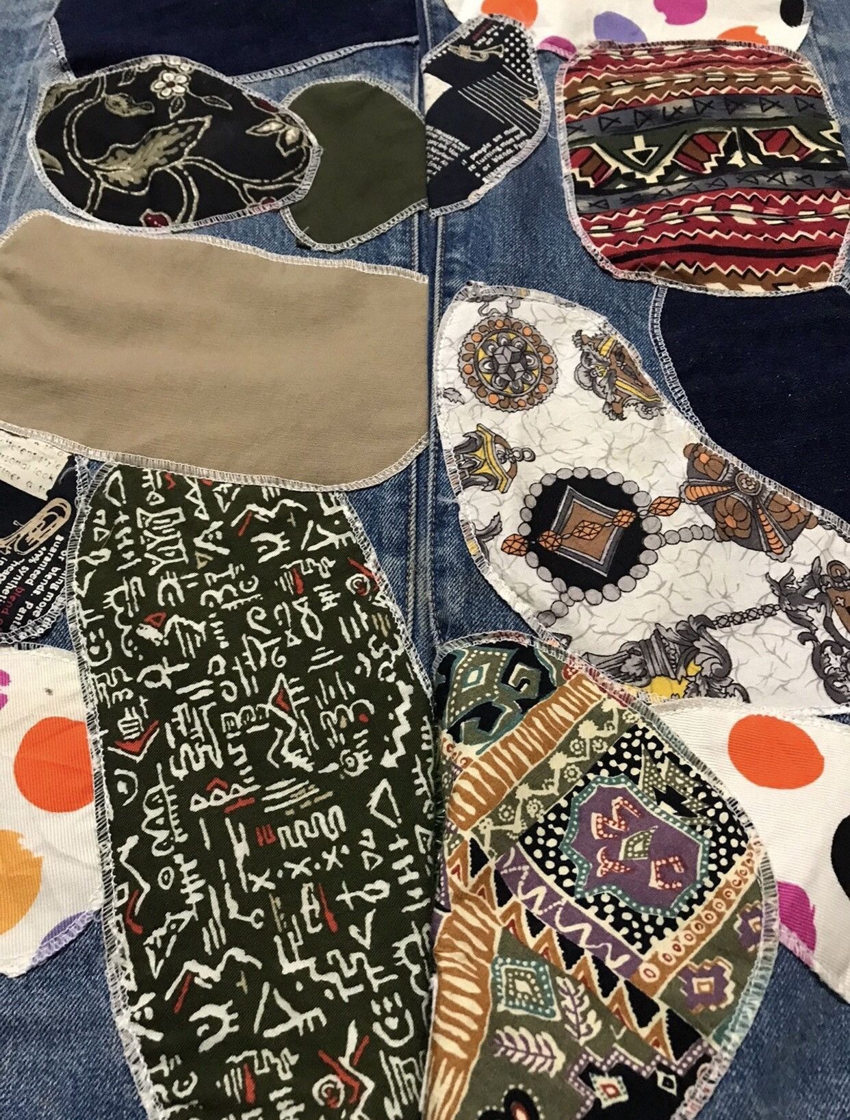 Levi's Vintage Levi’s 501 Boro Sashiko Patchwork Selvedge Jeans Size US 29 - 6 Thumbnail