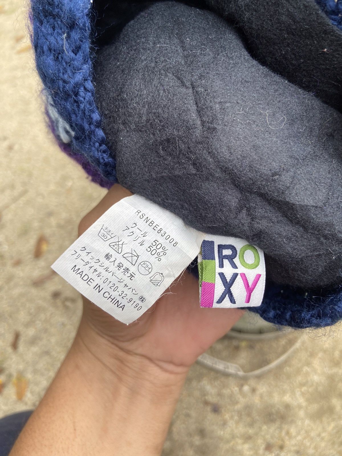 Quicksilver Vintage Roxy Rare Design Beanie Hat Size ONE SIZE - 5 Thumbnail