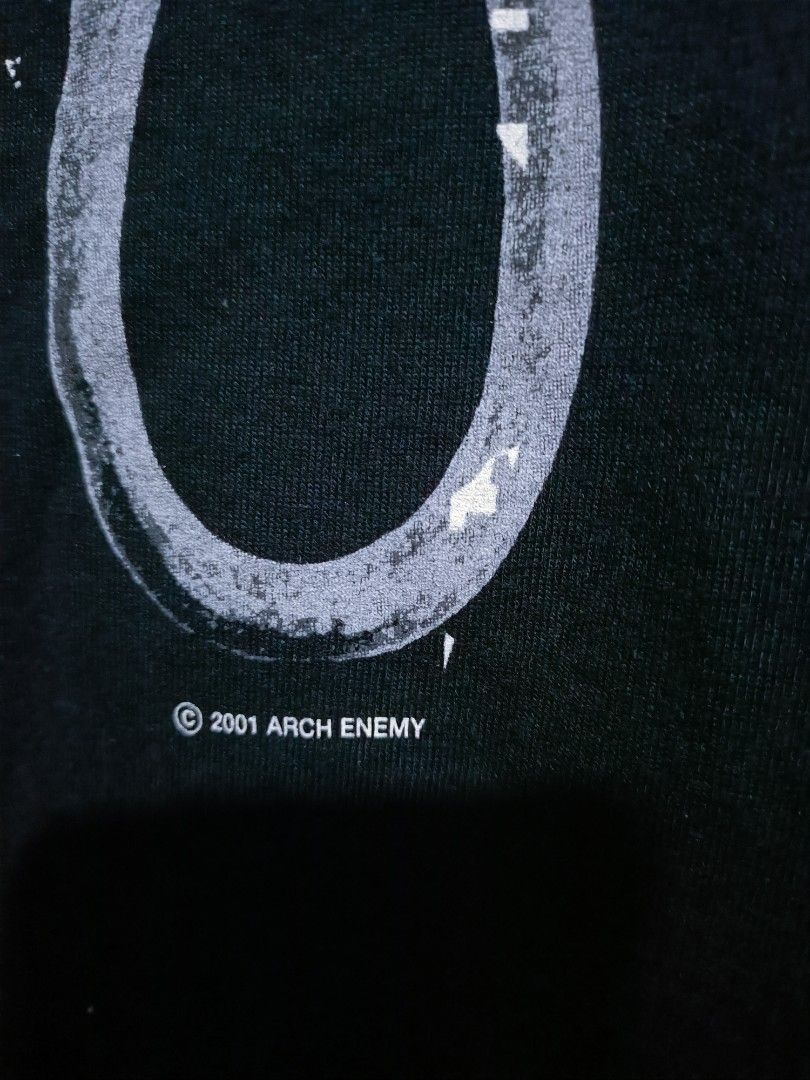 Band Tees × Vintage 2001 Arch Enemy “Ravenous” Vintage Shirt Double Sided Print Size US S / EU 44-46 / 1 - 6 Thumbnail