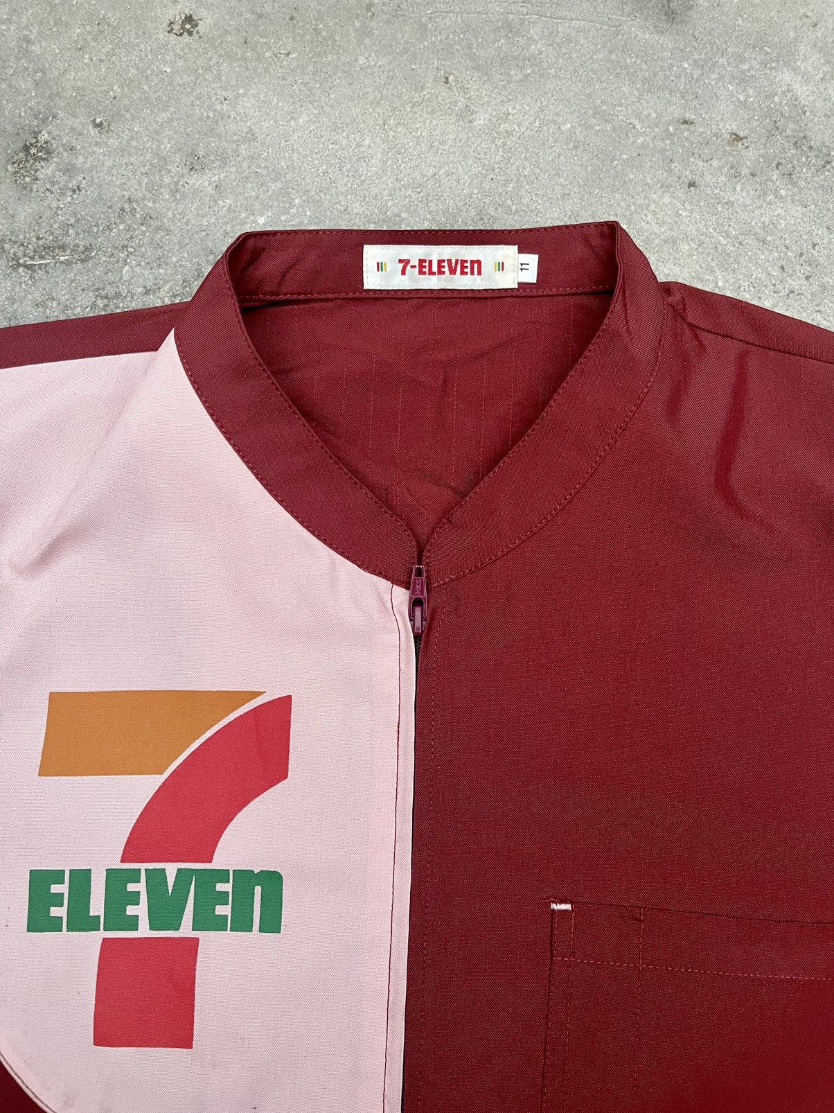 Japanese Brand Vintage 7-Eleven Workwear Shirt Size US M / EU 48-50 / 2 - 2 Thumbnail