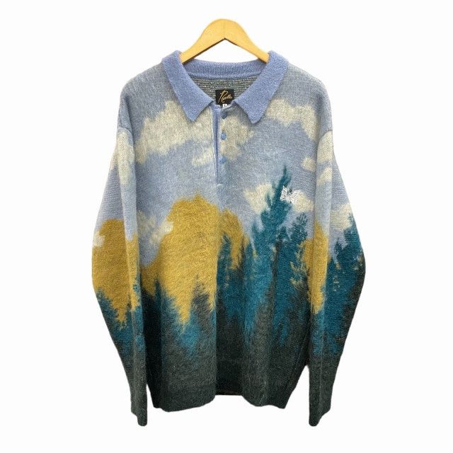 Kith × Needles Kith NYC x Needles Mohair Spruce Polo | Grailed