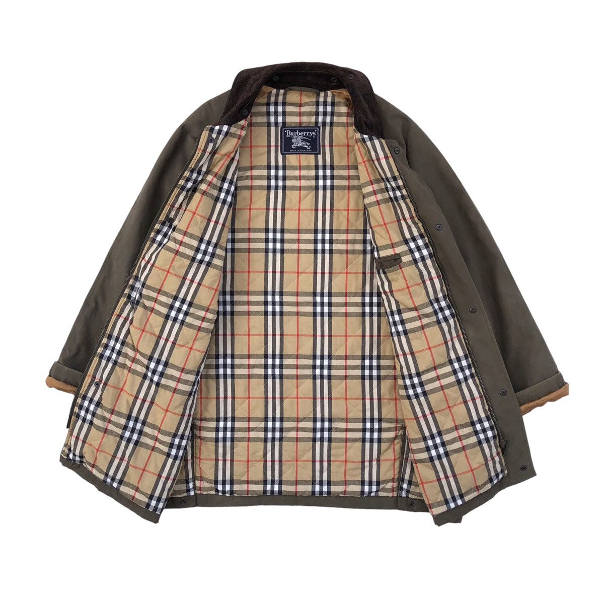 Burberry × Vintage Vintage Burberrys Lined Novacheck Jacket Made In England Size US L / EU 52-54 / 3 - 2 Thumbnail