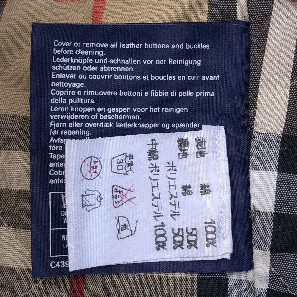 Burberry × Vintage Vintage Burberrys Lined Novacheck Jacket Made In England Size US L / EU 52-54 / 3 - 12 Thumbnail