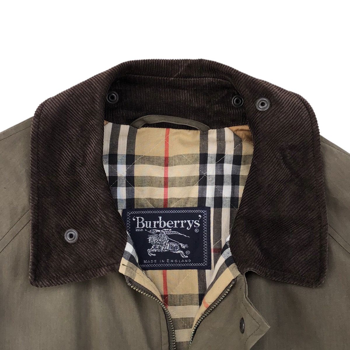Burberry × Vintage Vintage Burberrys Lined Novacheck Jacket Made In England Size US L / EU 52-54 / 3 - 7 Thumbnail