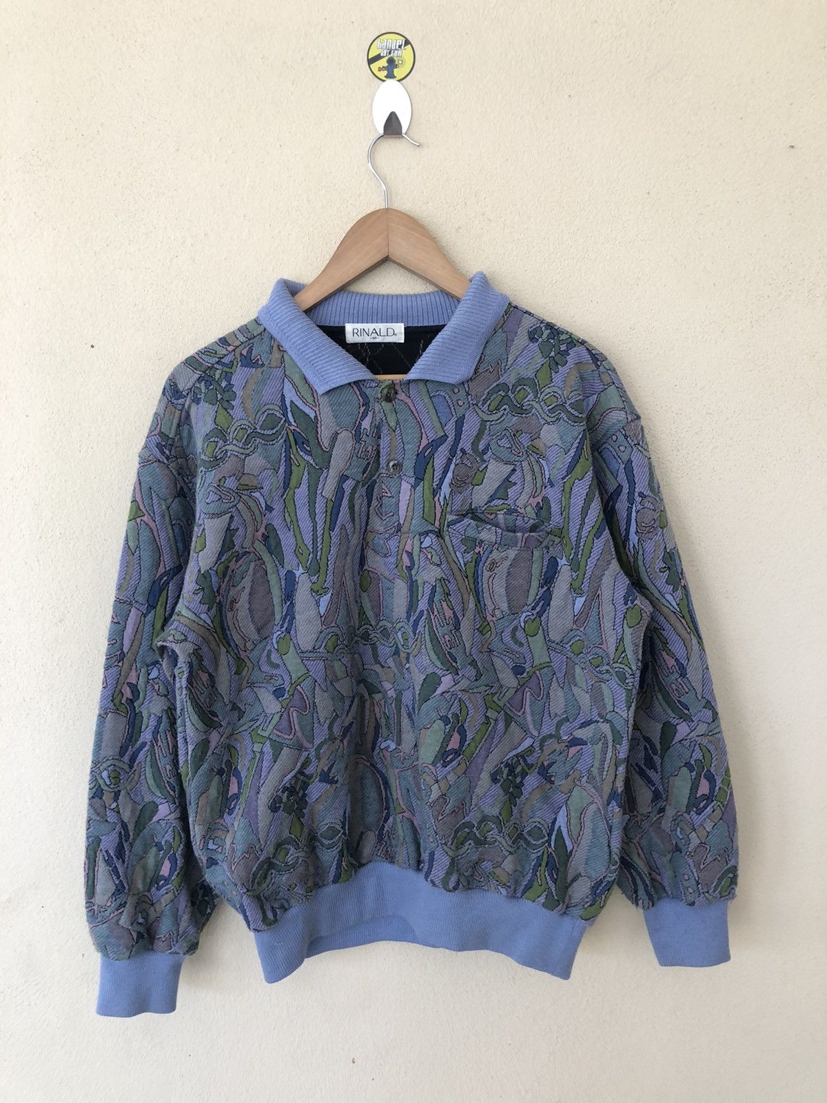 Japanese Brand × Vintage VINTAGE RINALD EMBROIDERED SWEATSHIRT Size US M / EU 48-50 / 2 - 4 Thumbnail
