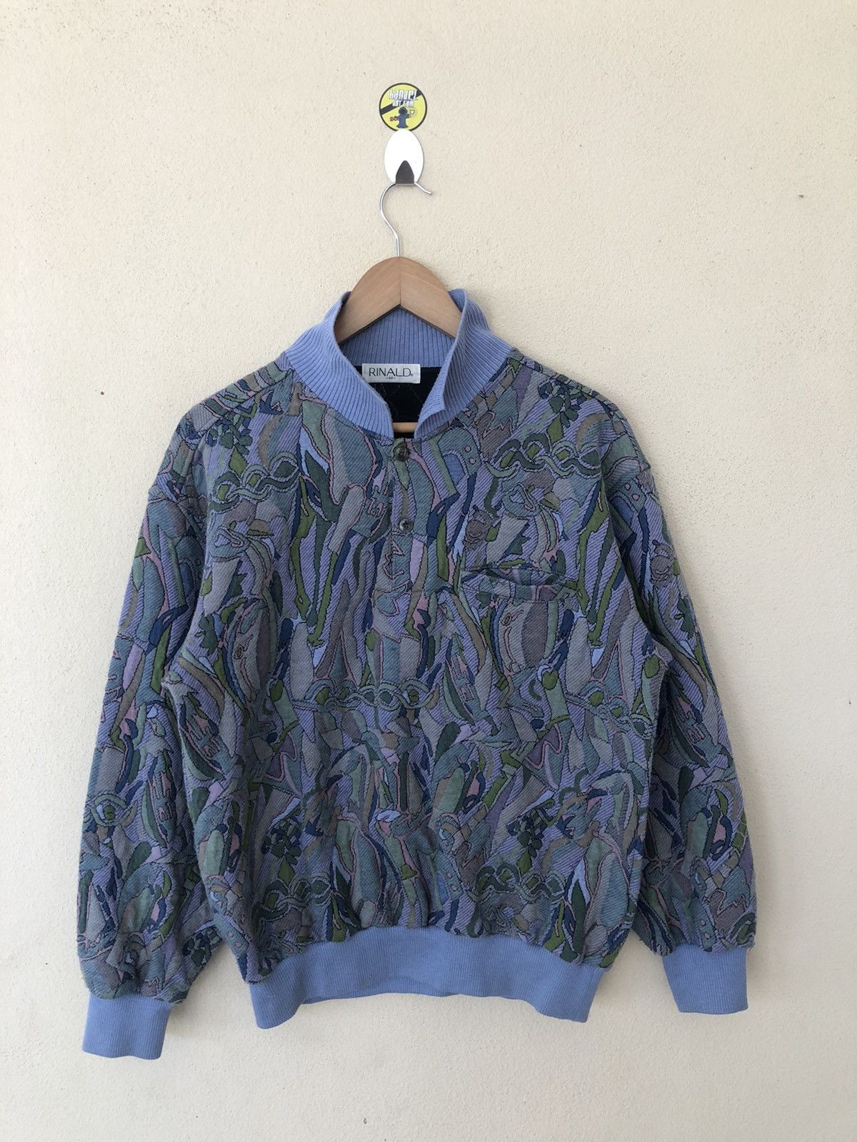 Japanese Brand × Vintage VINTAGE RINALD EMBROIDERED SWEATSHIRT Size US M / EU 48-50 / 2 - 1 Thumbnail