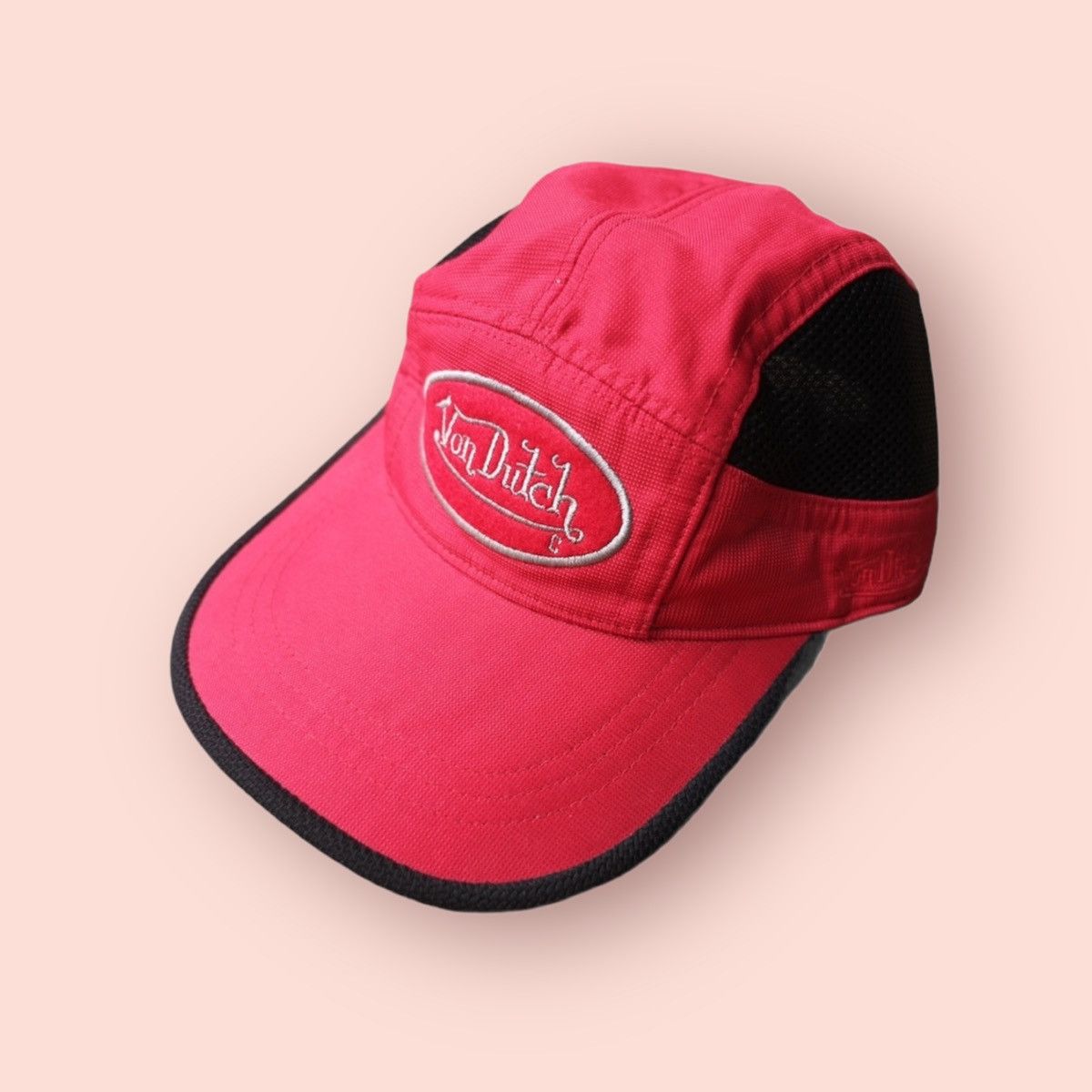Vintage × Von Dutch VON DUTCH KUSTOMMADE SPORTS NYLON 5 PANEL STRAPBACK Size ONE SIZE - 1 Thumbnail