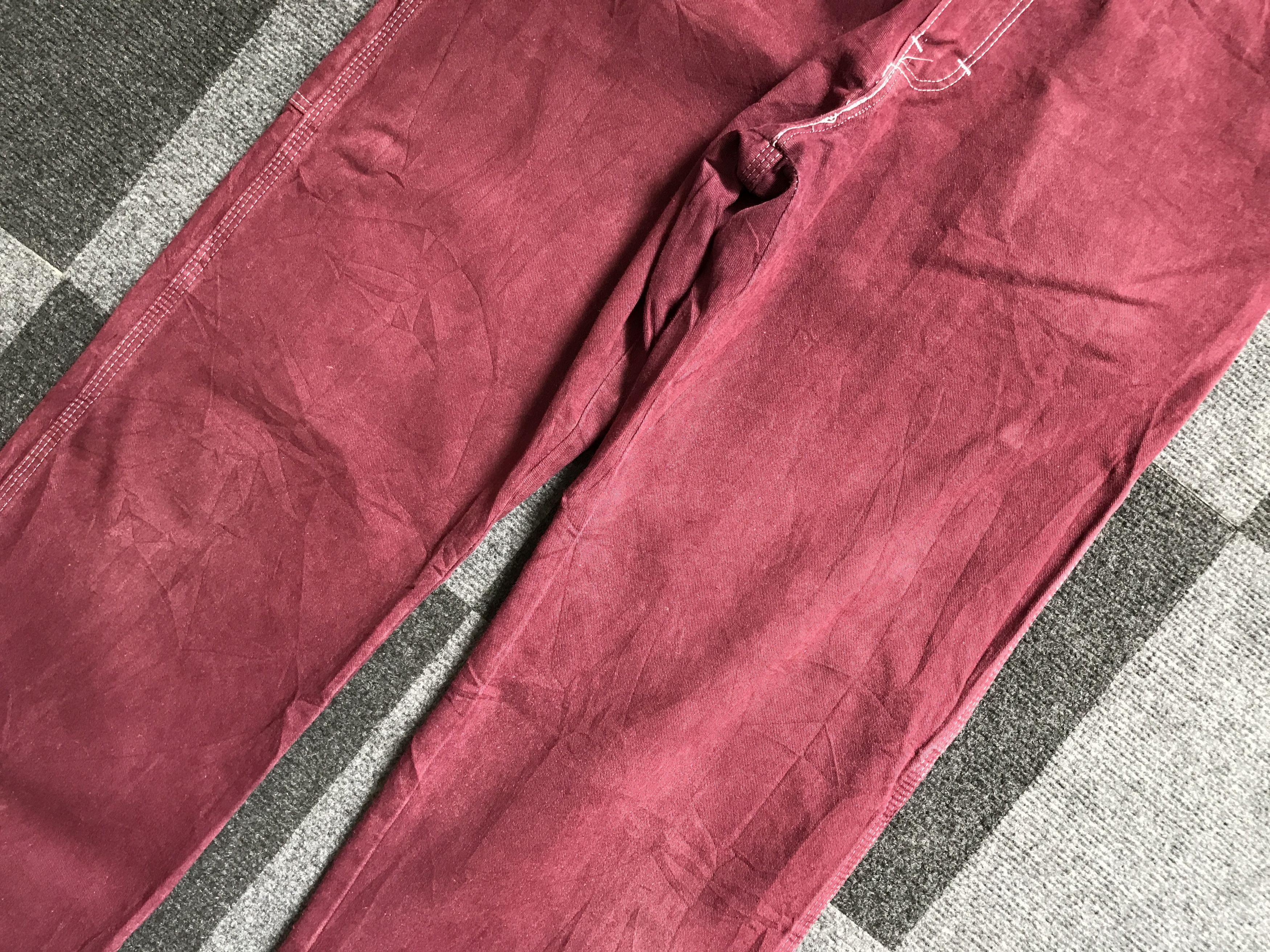 Dickies × Vintage CP157 Vintage Dickies Maroon Carpenter Pant TALON Zipper Size US 30 / EU 46 - 4 Thumbnail