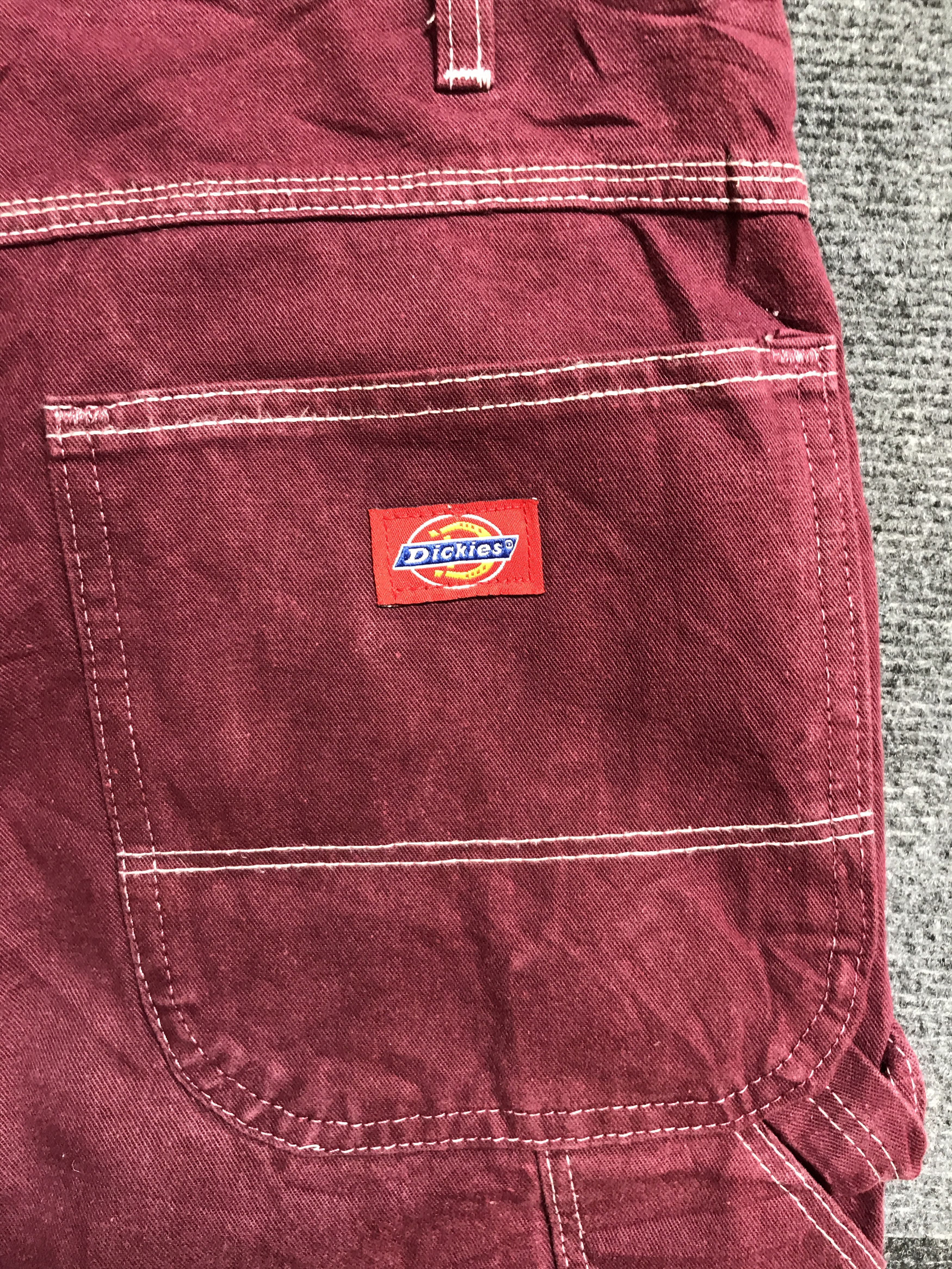 Dickies × Vintage CP157 Vintage Dickies Maroon Carpenter Pant TALON Zipper Size US 30 / EU 46 - 10 Thumbnail