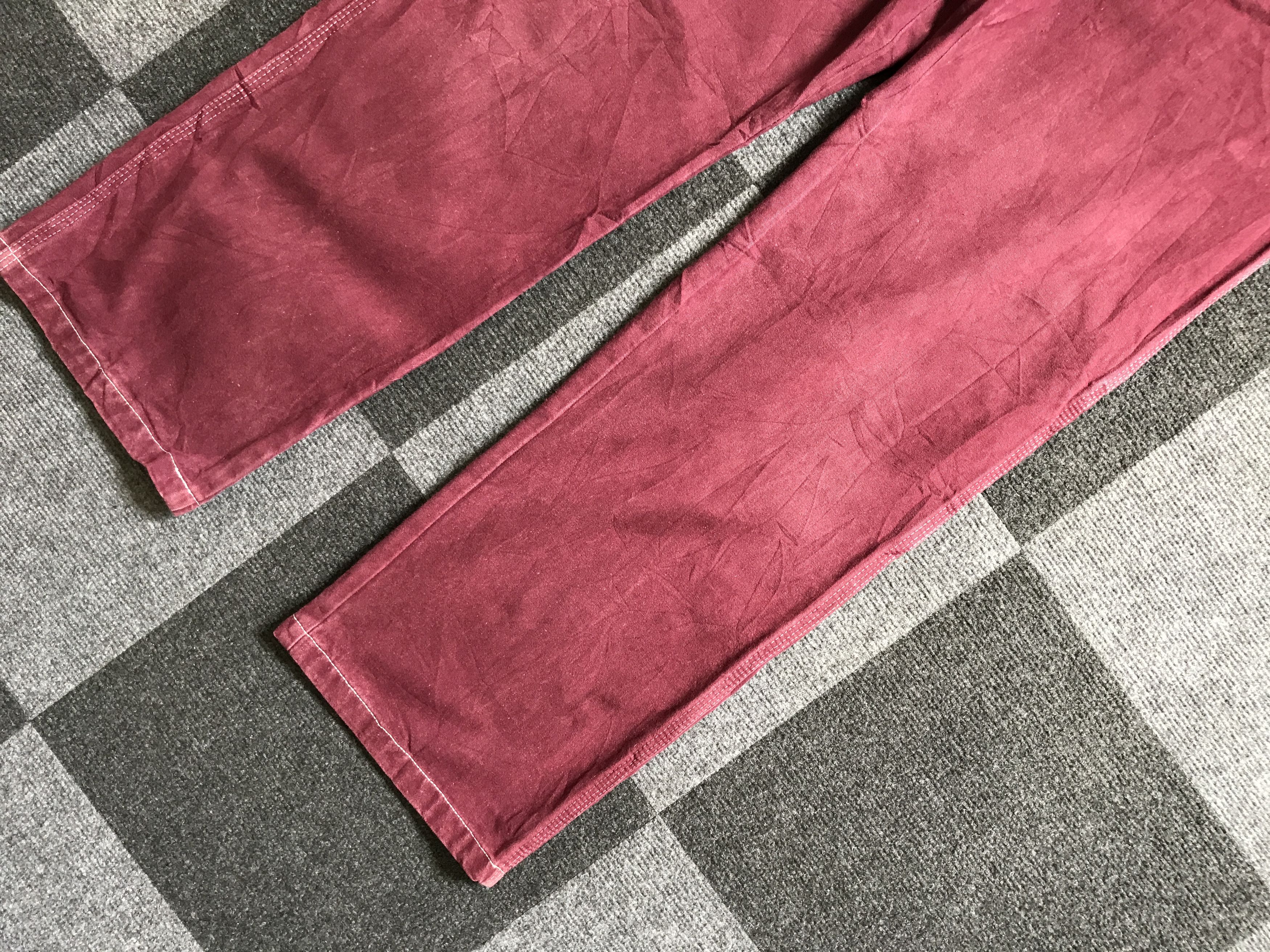 Dickies × Vintage CP157 Vintage Dickies Maroon Carpenter Pant TALON Zipper Size US 30 / EU 46 - 3 Thumbnail