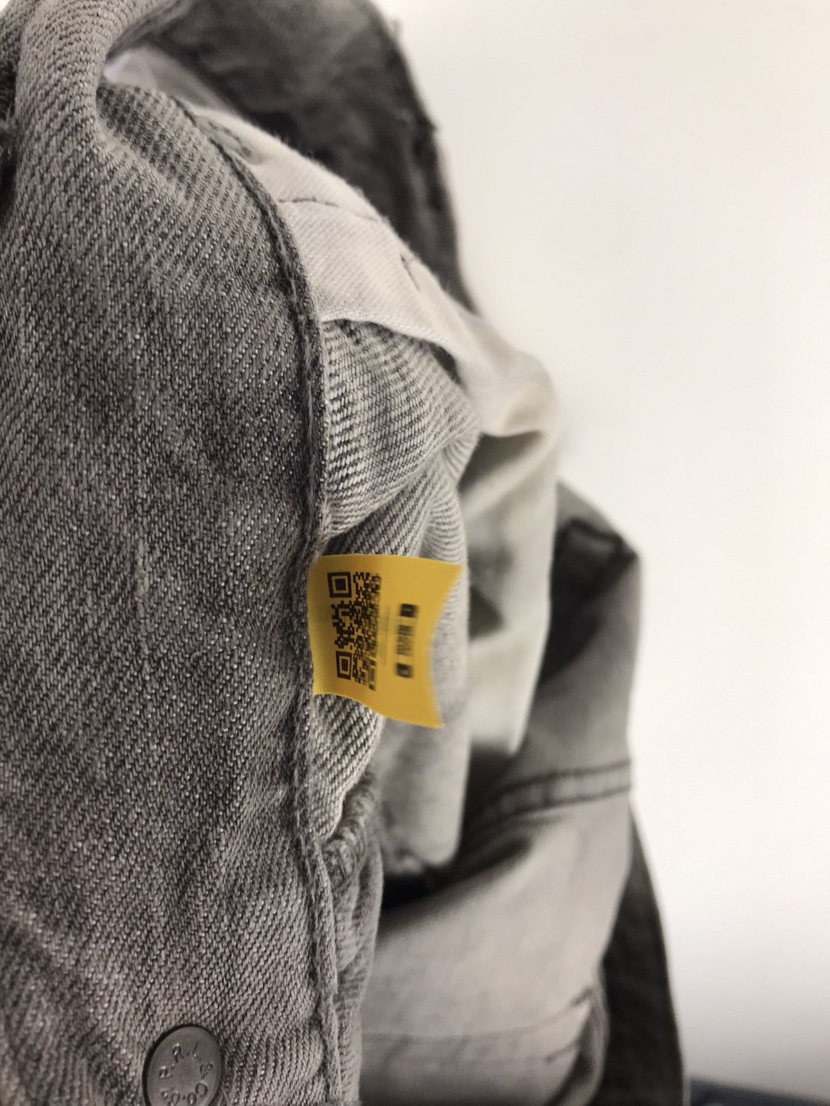 Vintage Polo Ralph Lauren Grey Distressed Faded Denim Jeans Patched Size US 36 / EU 52 - 10 Thumbnail