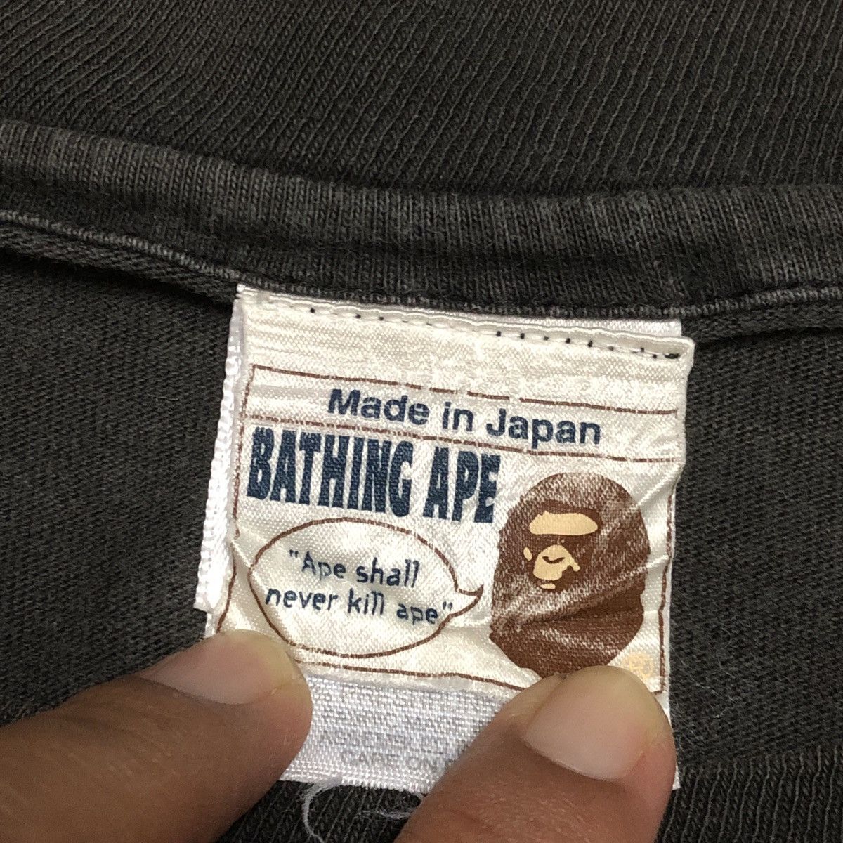 Bape Vintage 90s A Bathing Ape Shall Never Kill Ape Tshirts Size US M / EU 48-50 / 2 - 3 Thumbnail