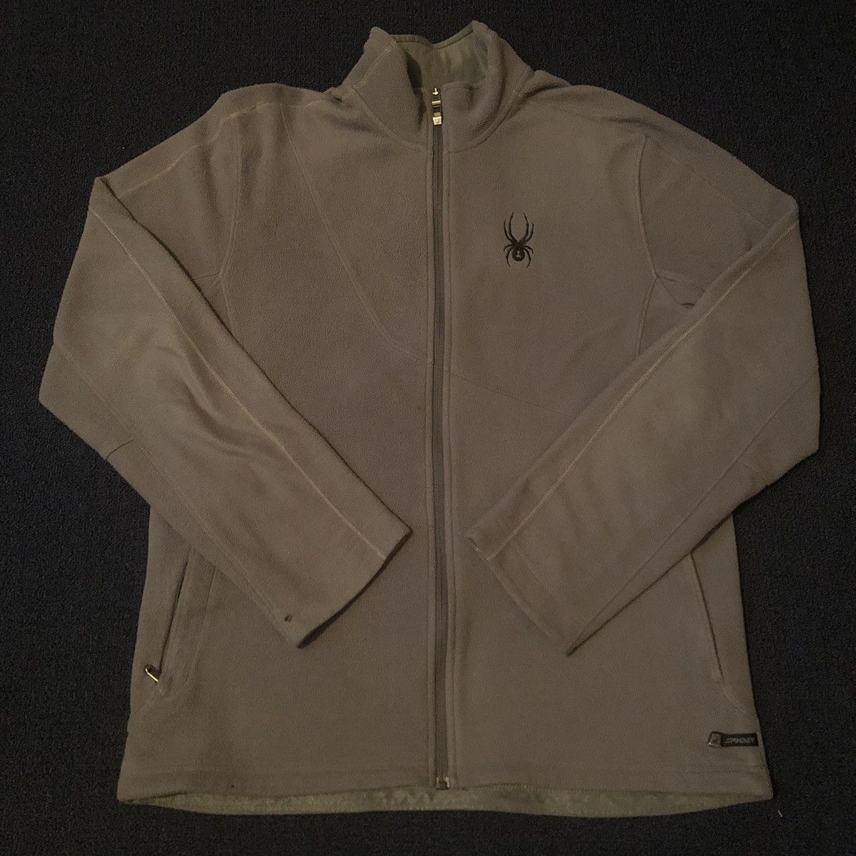 Spyder Vintage Spyder Full Zip Up Fleece Logo Mens Jacket Grey Size US L / EU 52-54 / 3 - 2 Thumbnail