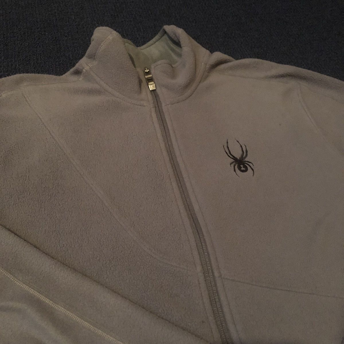 Spyder Vintage Spyder Full Zip Up Fleece Logo Mens Jacket Grey Size US L / EU 52-54 / 3 - 1 Thumbnail