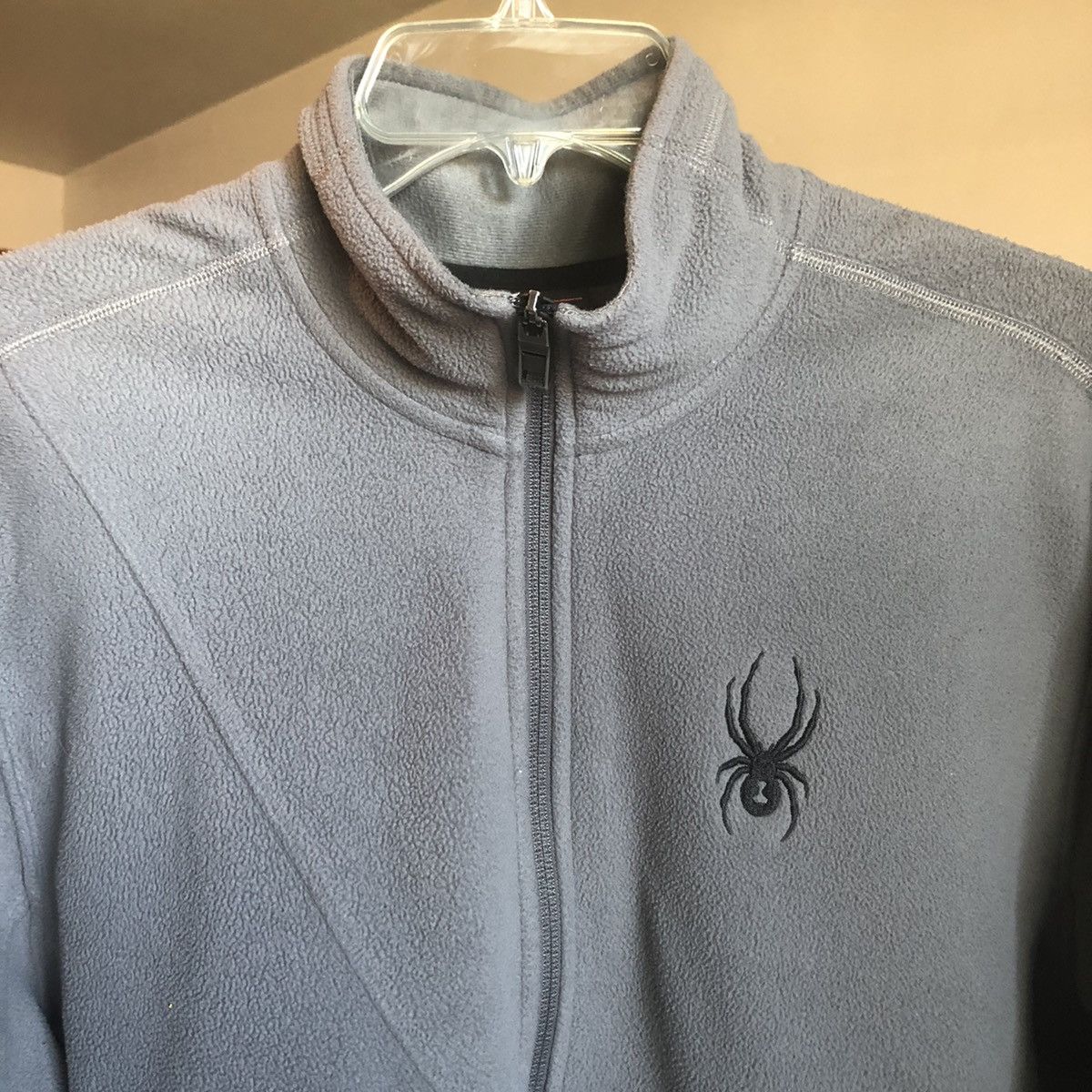 Spyder Vintage Spyder Full Zip Up Fleece Logo Mens Jacket Grey Size US L / EU 52-54 / 3 - 8 Thumbnail