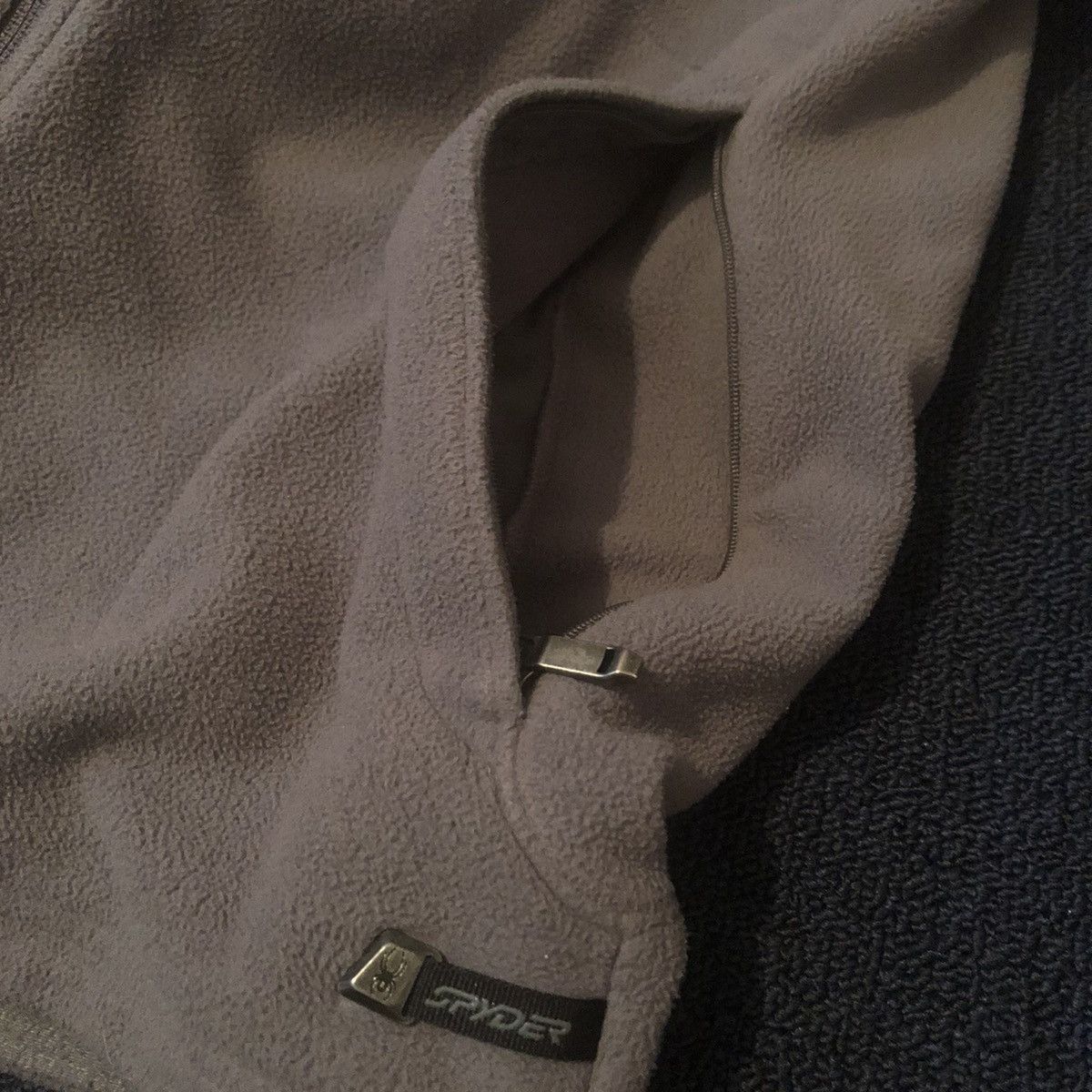 Spyder Vintage Spyder Full Zip Up Fleece Logo Mens Jacket Grey Size US L / EU 52-54 / 3 - 6 Thumbnail