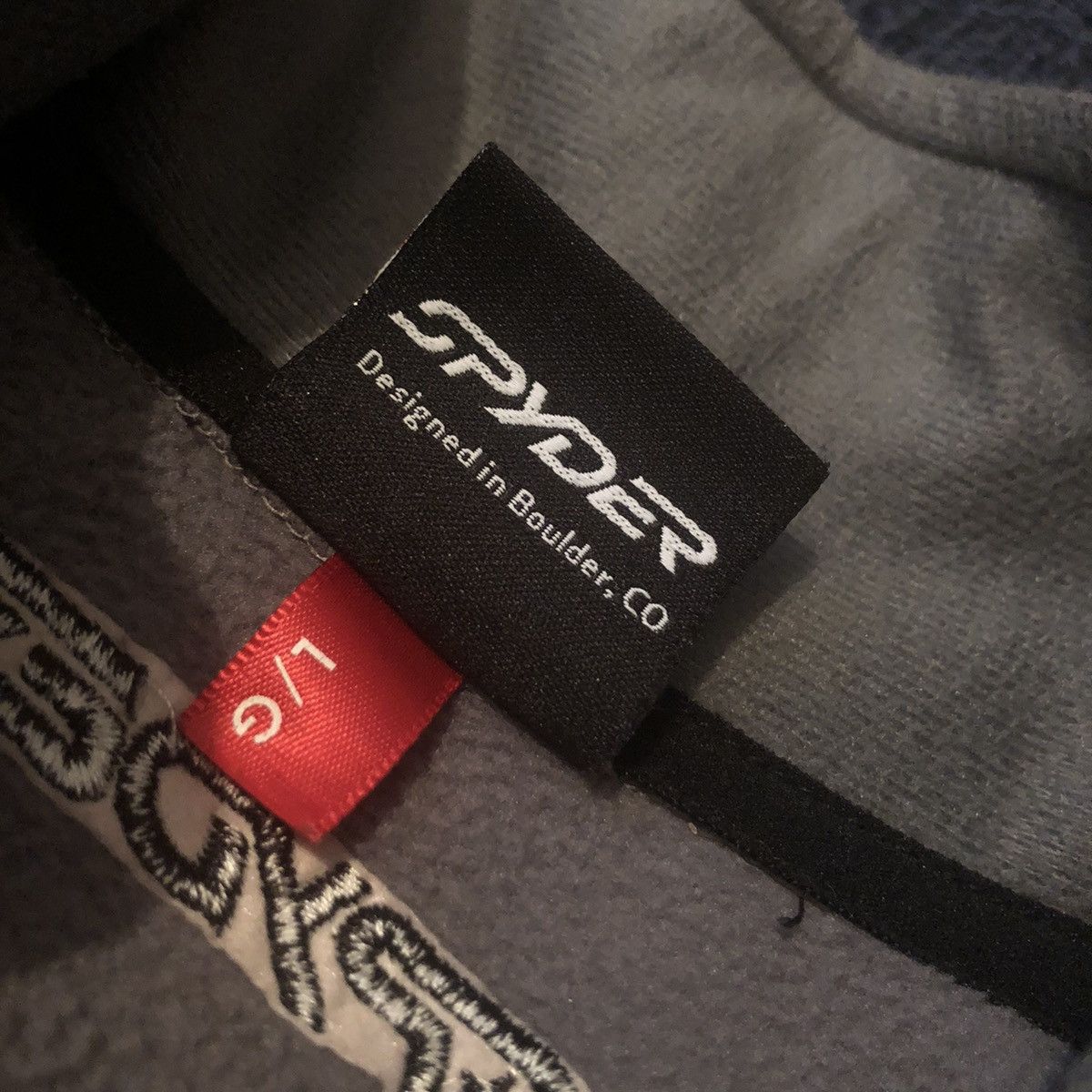Spyder Vintage Spyder Full Zip Up Fleece Logo Mens Jacket Grey Size US L / EU 52-54 / 3 - 5 Thumbnail