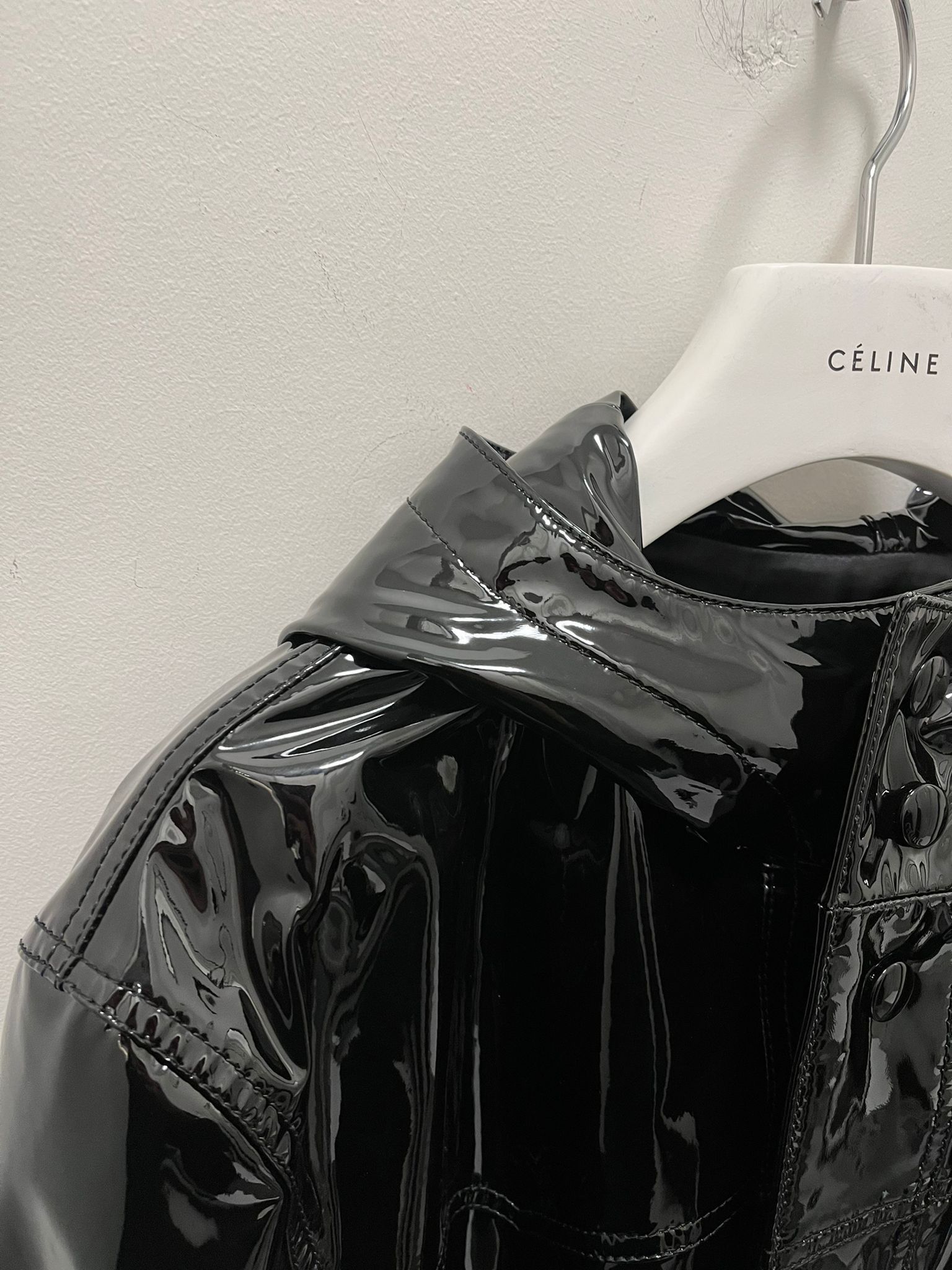 Celine Heavy Coat in Black Color Size US L / EU 52-54 / 3 - 6 Thumbnail