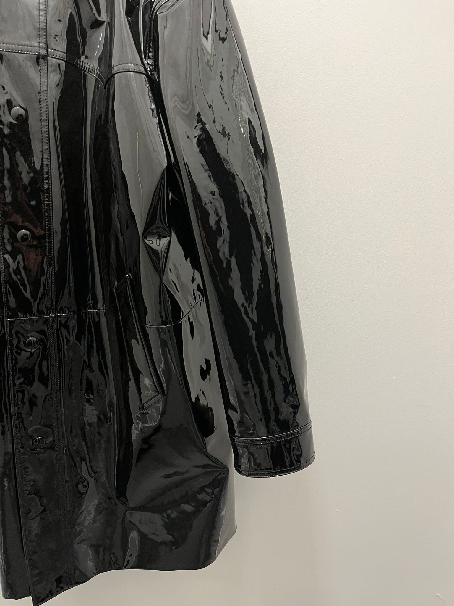 Celine Heavy Coat in Black Color Size US L / EU 52-54 / 3 - 4 Thumbnail