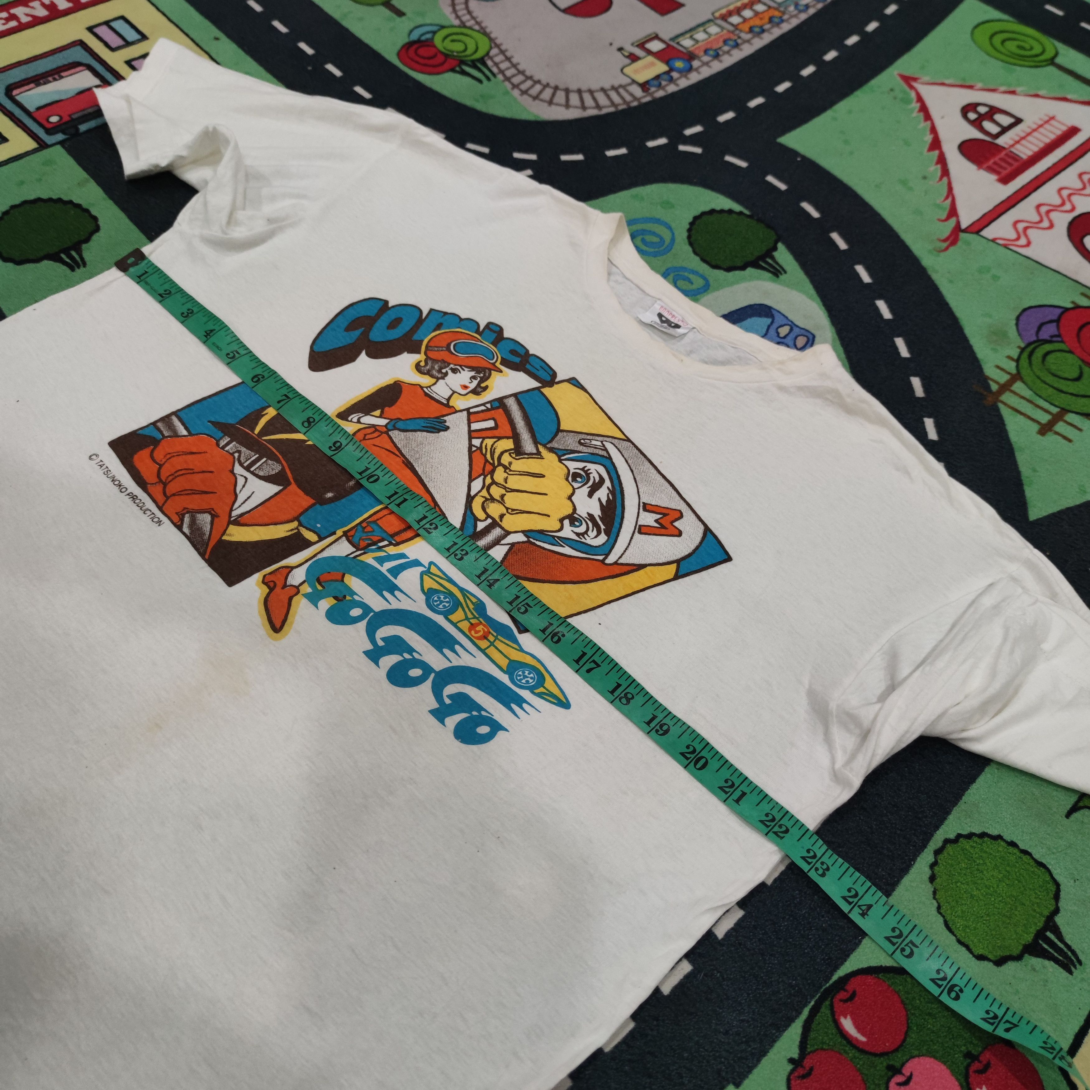 Anime × Japanese Brand SUPER RARE VINTAGE SPEED RACER MACH GO GO GO PROMO TEE Size US L / EU 52-54 / 3 - 9 Thumbnail
